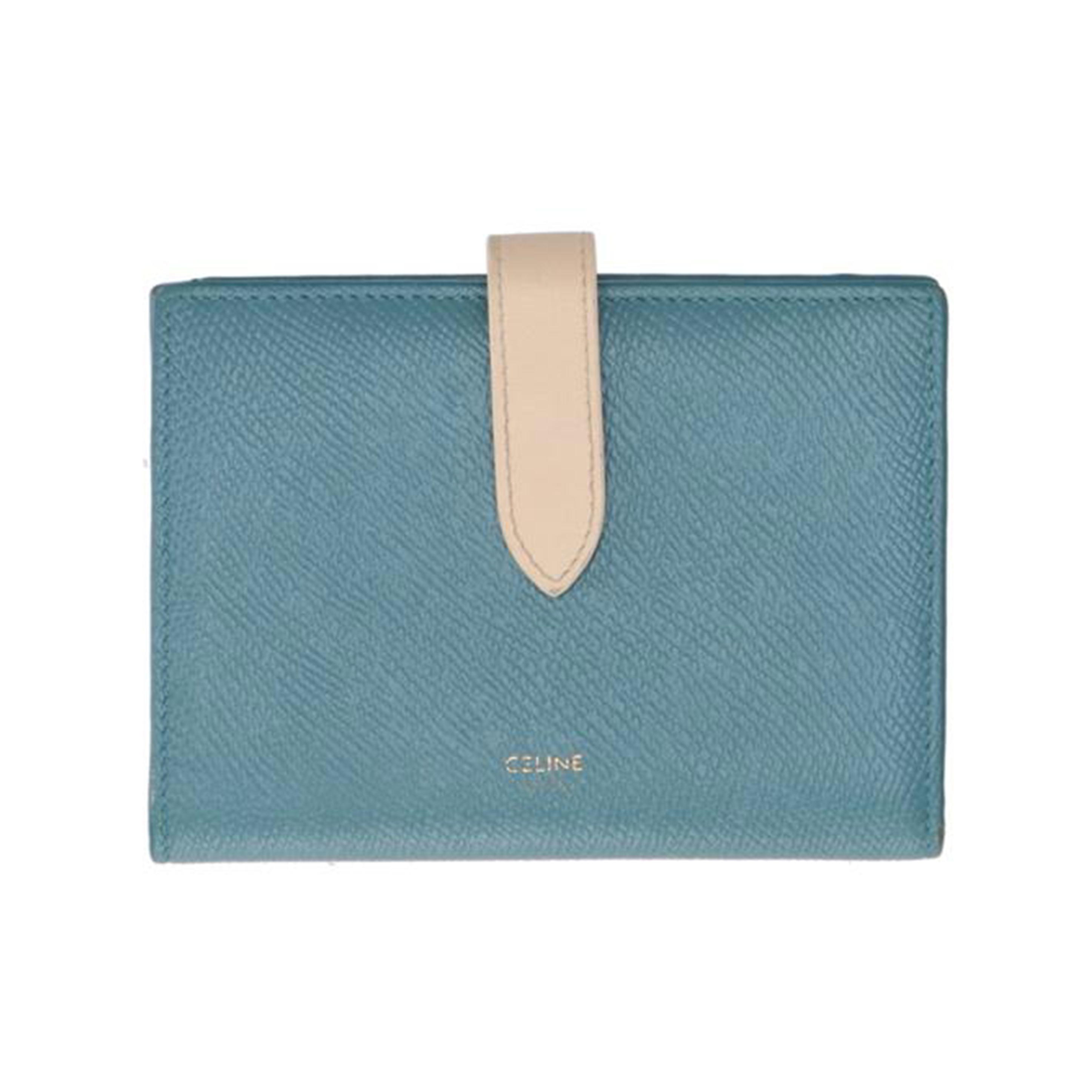 CELINE セリーヌ/ミディアムストラップウォレット/10B643BRU.07PD/W F******/AB位置付ける/91【中古】 レディース財布-財布・ケース-バッグ・小物・ブランド雑貨