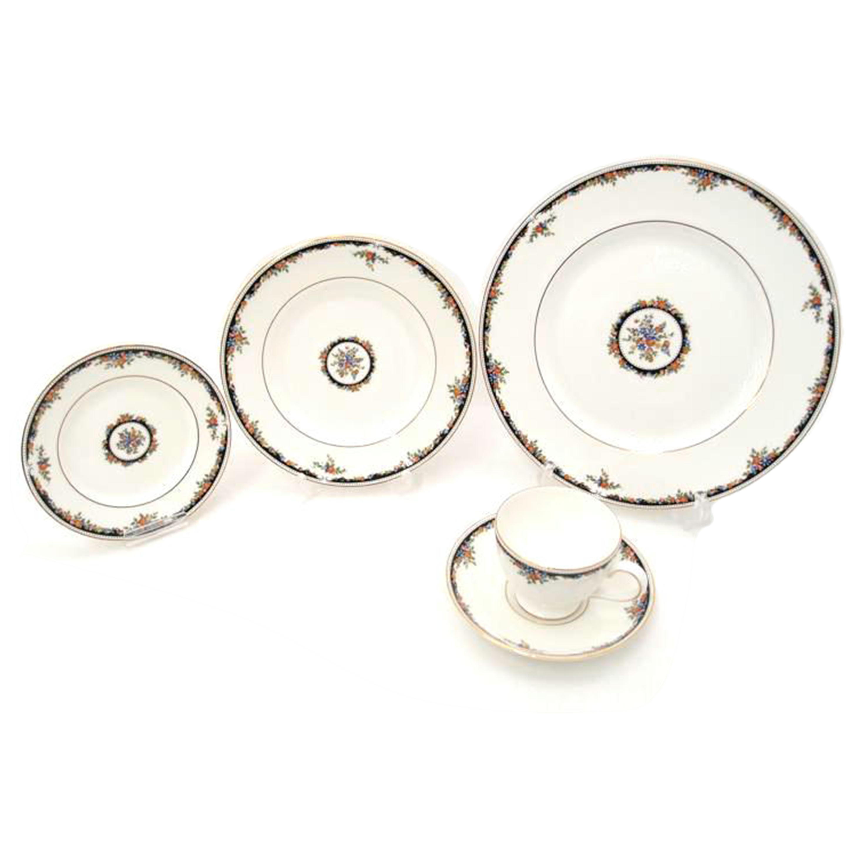 WEDGWOOD ウェッジウッド/オズボーン カップ＆ソーサー プレートセット/Sランク/69【中古】