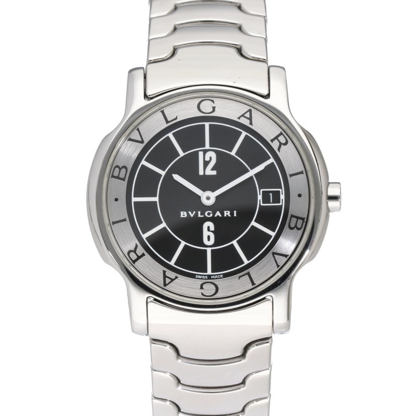 BVLGARI ブルガリ/ソロテンポメンズクォーツデイトSS/ST35S/D33***/Aランク/89【中古】