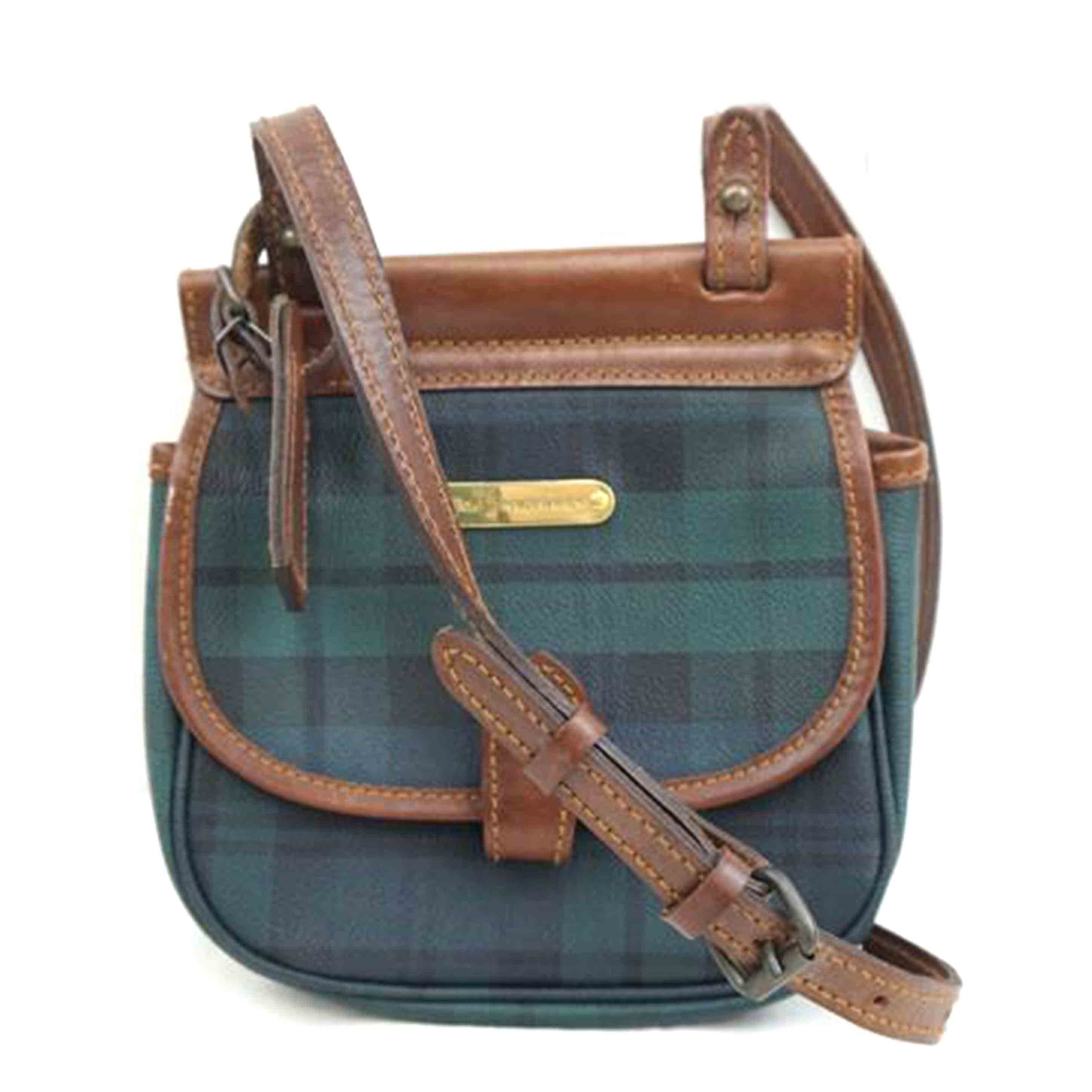 RALPH LAUREN ラルフローレン/ブラックウォッチショルダーバッグ/ABランク/67【中古】