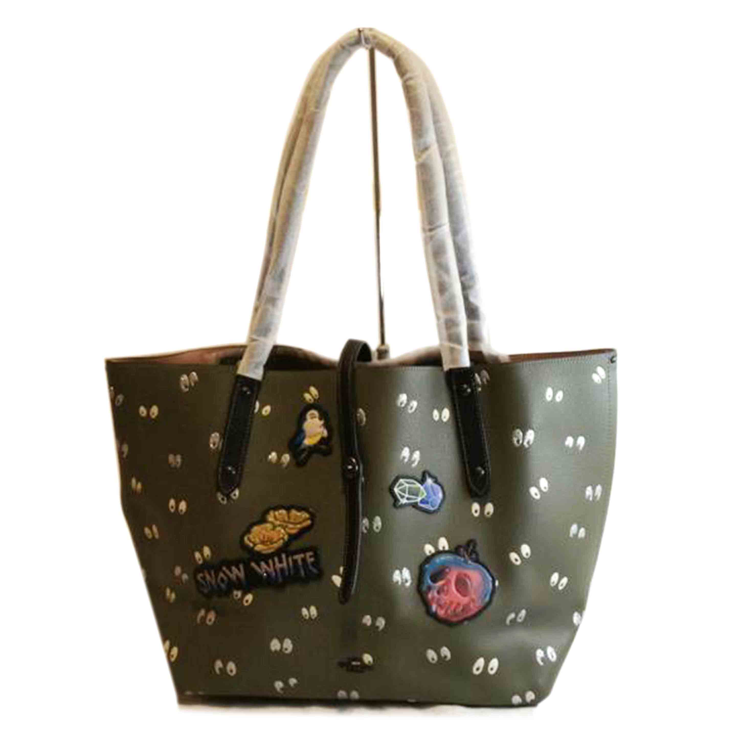 COACH/Disneyコラボ白雪姫Snow Whiteトート/31153/A18**/Sランク/92【中古】
