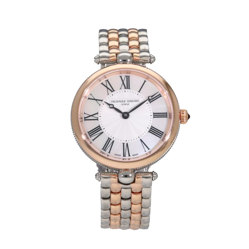 FREDRIQUE CONSTANT フレデリック変わらない/クラシックア－ルデコ/小母さん－スQZ/FC-200MPW2AR2B/395****/AB価値づける/93【中古】