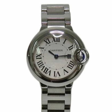 Cartier カルティエ/バロンブルーSM/レディース/クォーツ/W69010Z4/458*****/Aランク/84【中古】