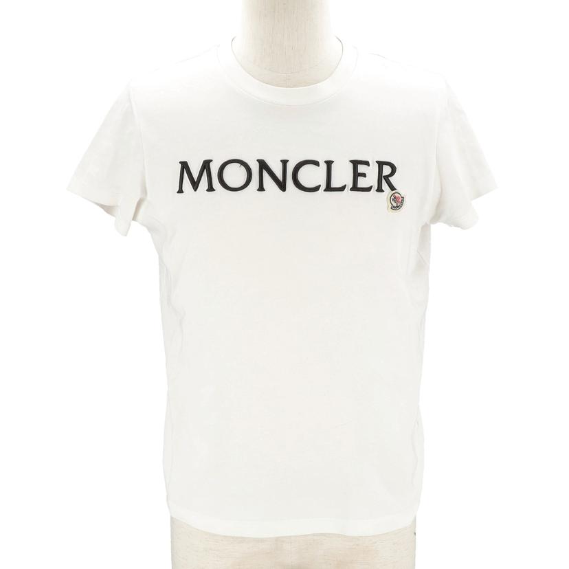 MONCLER モンクレール/刺 ロゴTシャツ/白/I10938C00009 829HP/ABランク/18【中古】