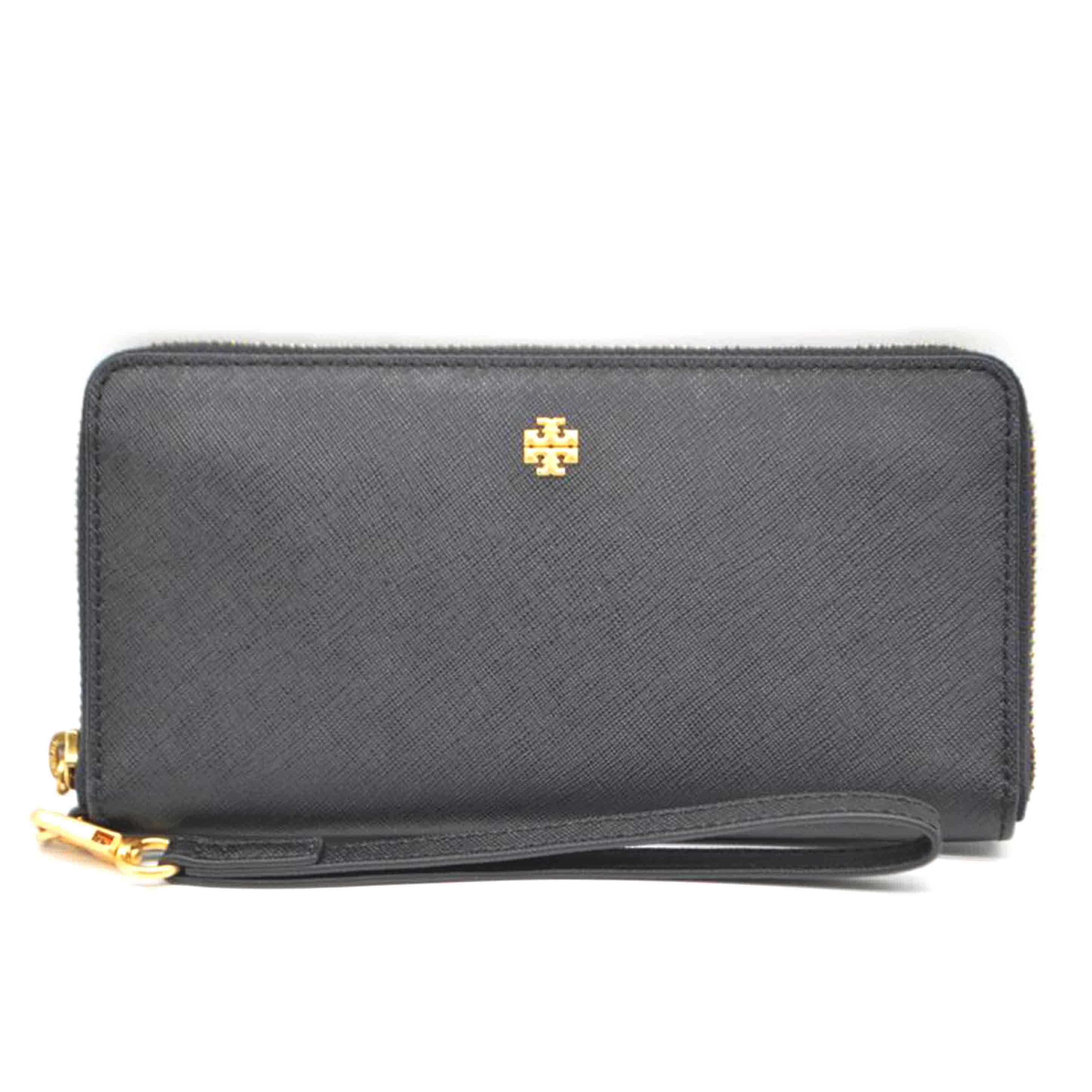 TORY BURCH トリーバーチ/エマーソンラウンドファスナー長財布/ブラック/136110 001/Aランク/89【中古】｜ワンダーレックス 店 10,579円