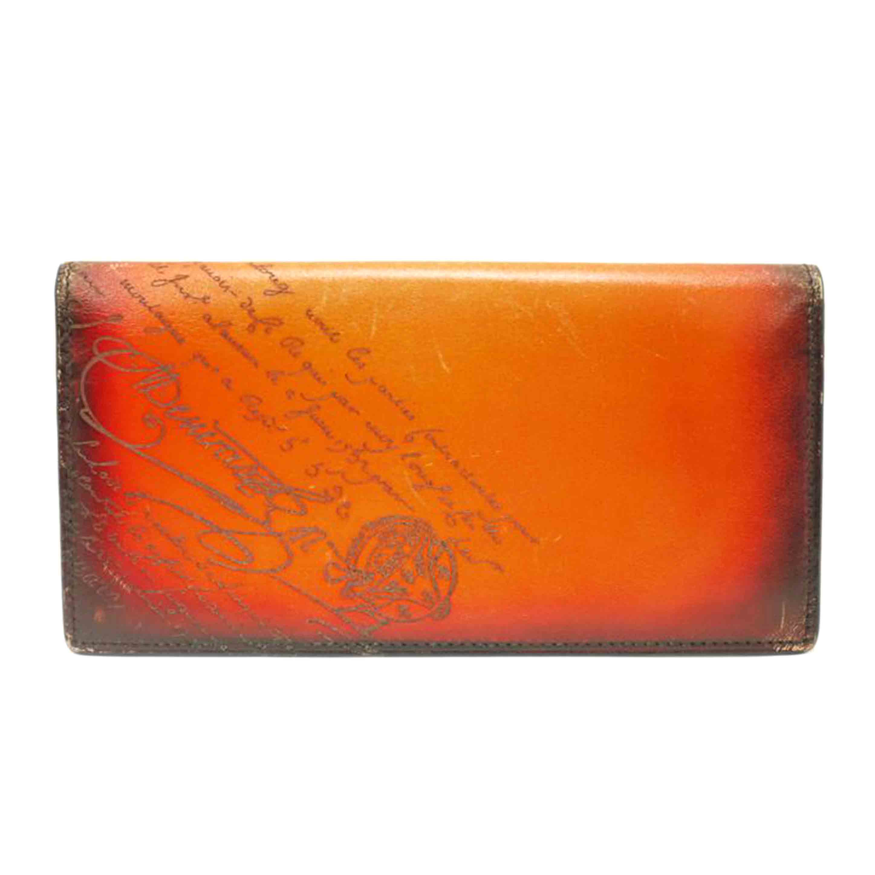 BERLUTI ベルルッティ/カリグラフィ二つ折り長財布/ブラウン/ABランク/69【中古】