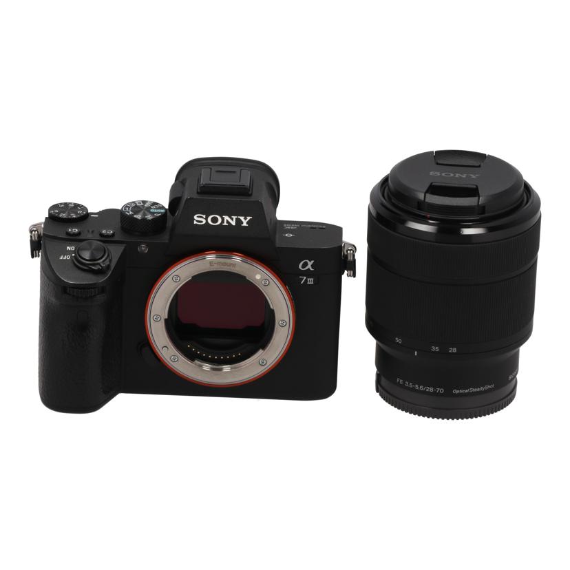 SONY ソニー/鏡鑑受け答え一眼 水晶体一揃いの道具/α7 III/ILCE-7M3K/30718710/B価値づける/24【中古】