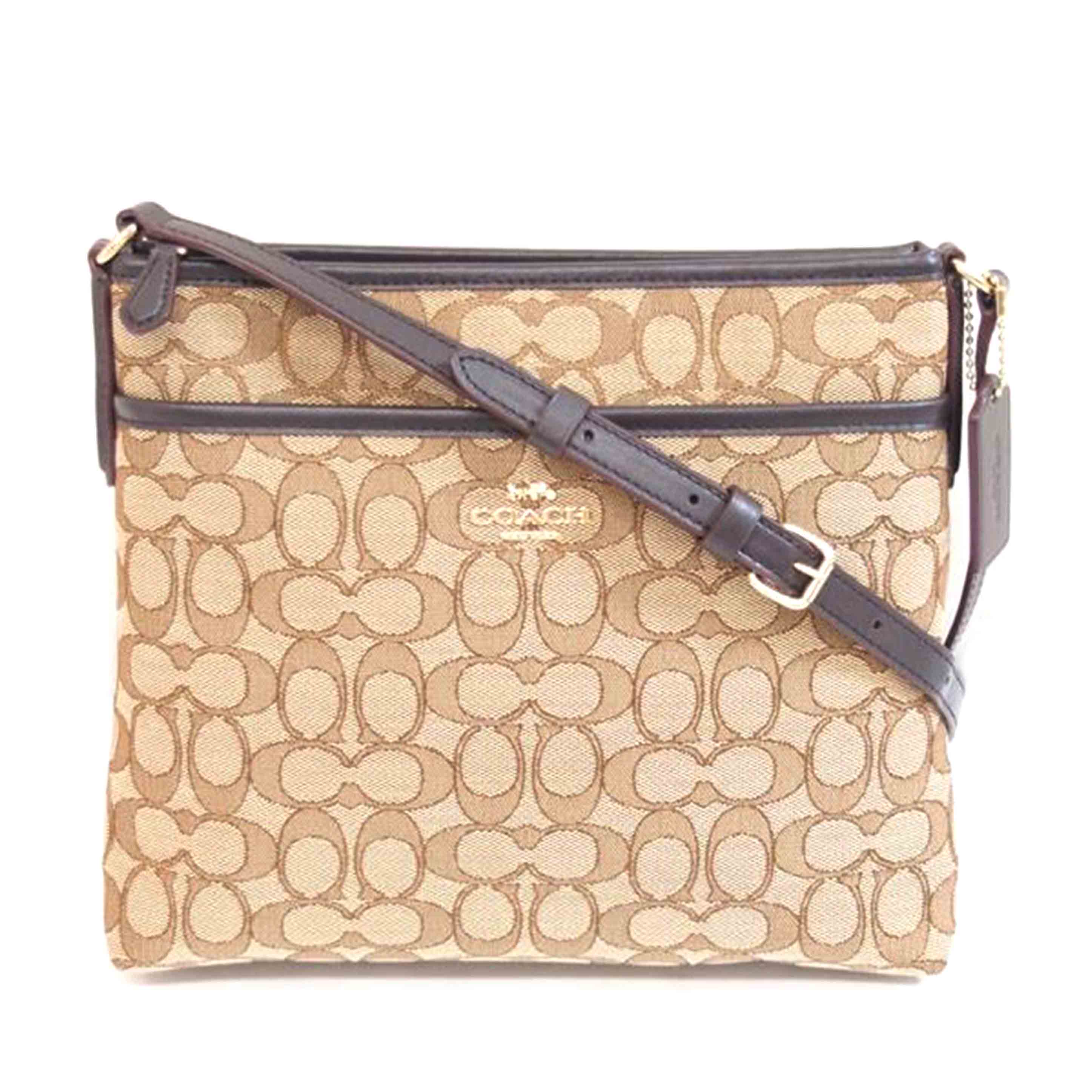COACH コーチ/アウトラインシグネチャーファイルバッグ/F29960/D22**/Aランク/71【中古】