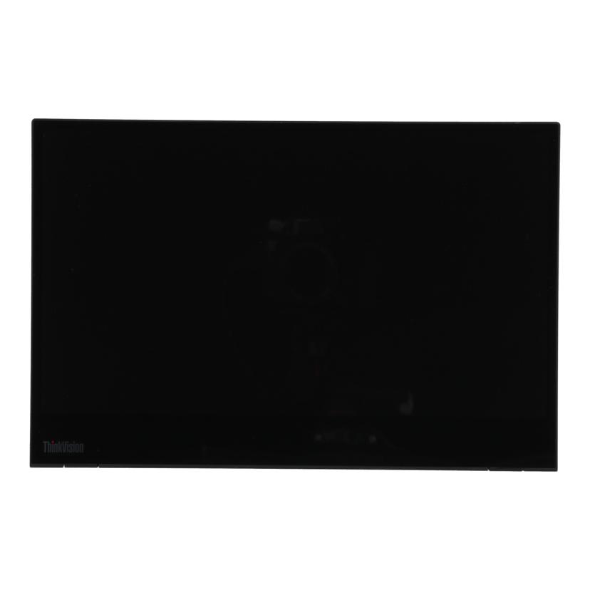 Lenovo レノボ/タッチパネルモバイルモニター14インチ/ThinkVision M14t/62A3-UAR1-WW/V3097N8X/Bランク/09【中古】