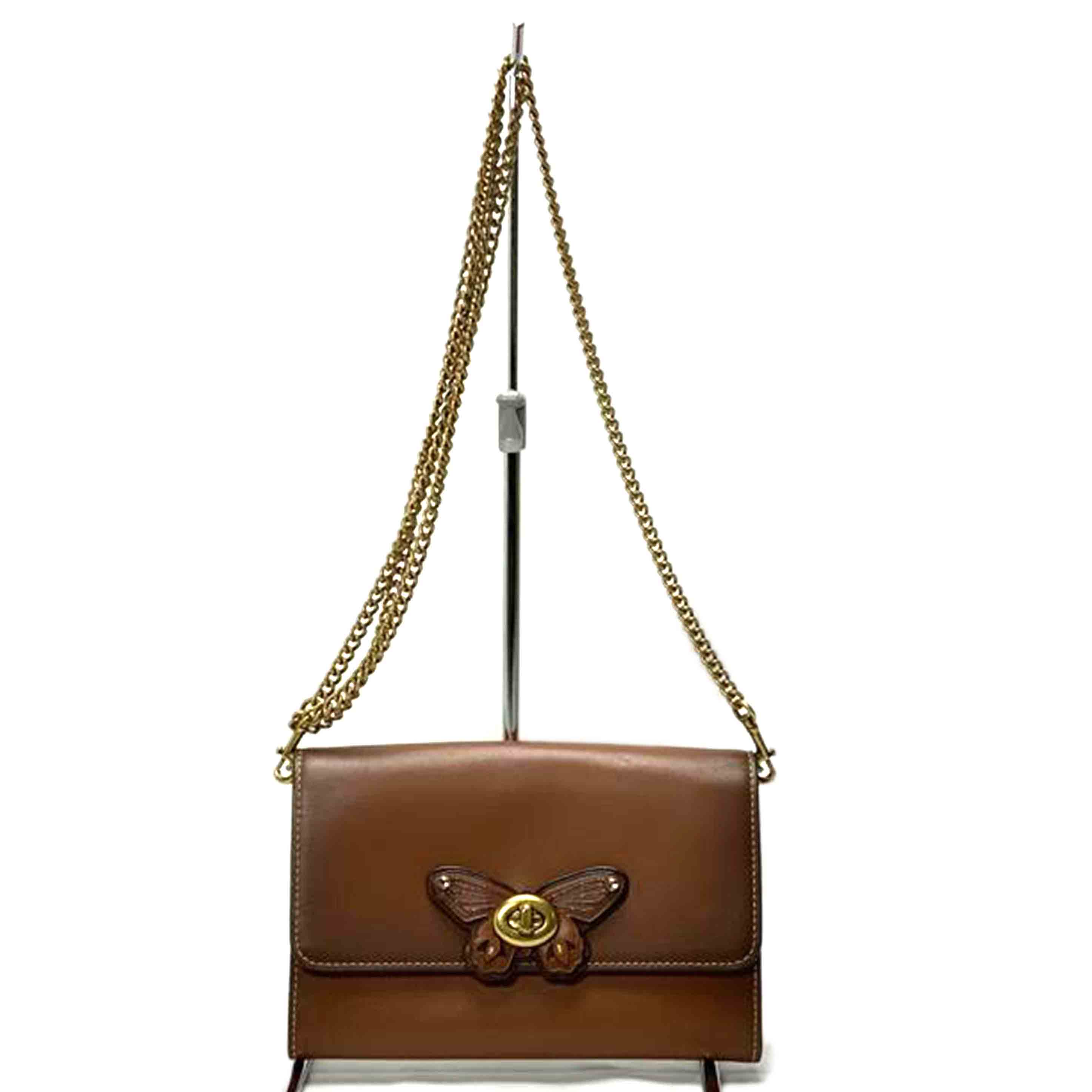 COACH/コーチチェーンウォレット/38962/G18**/Bランク/52【中古】