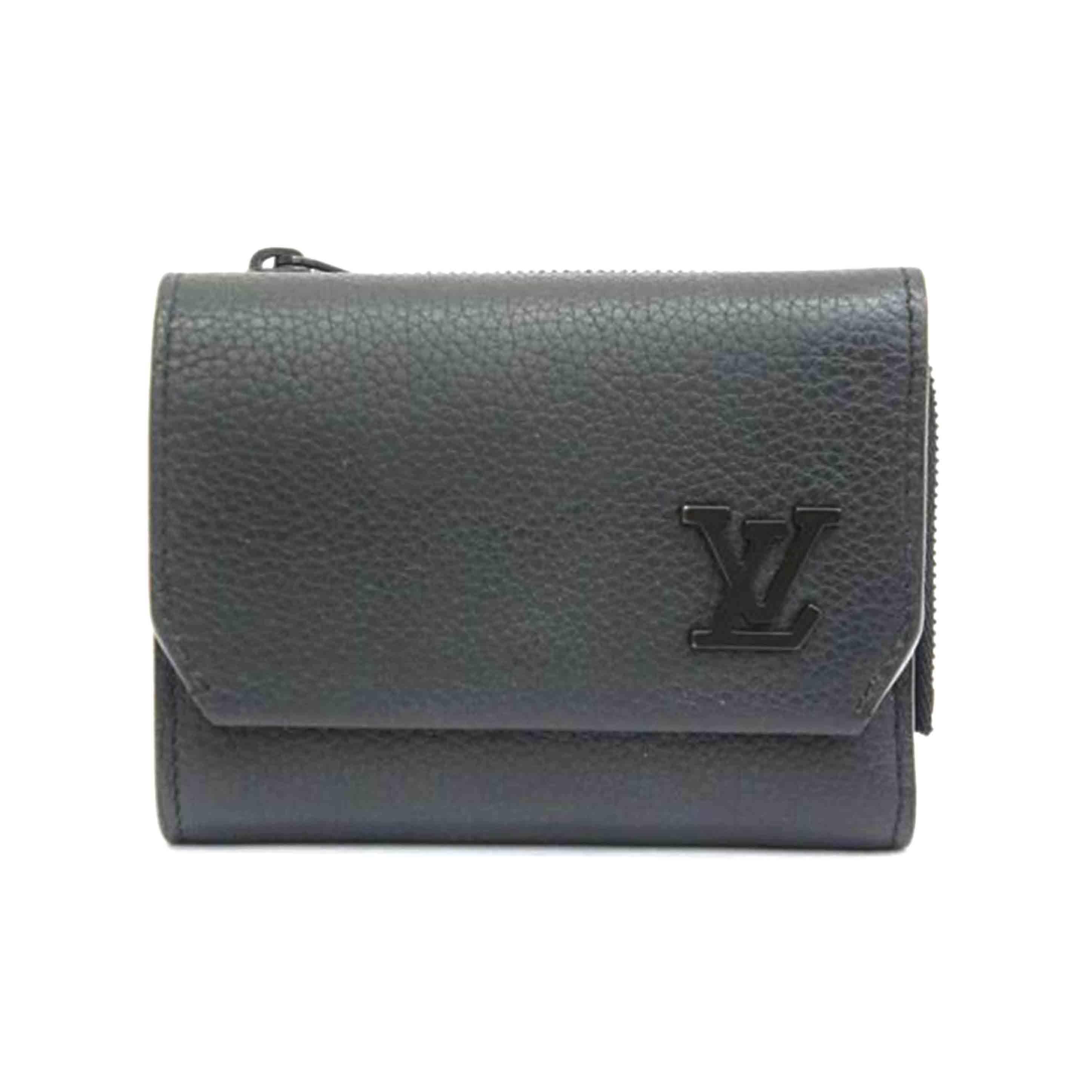 LOUIS VUITTON ルイ･ヴィトン/ポルトフォイユ･パイロット/アエログラム/ノワール/M81740/RFI*/ABランク/05【中古】
