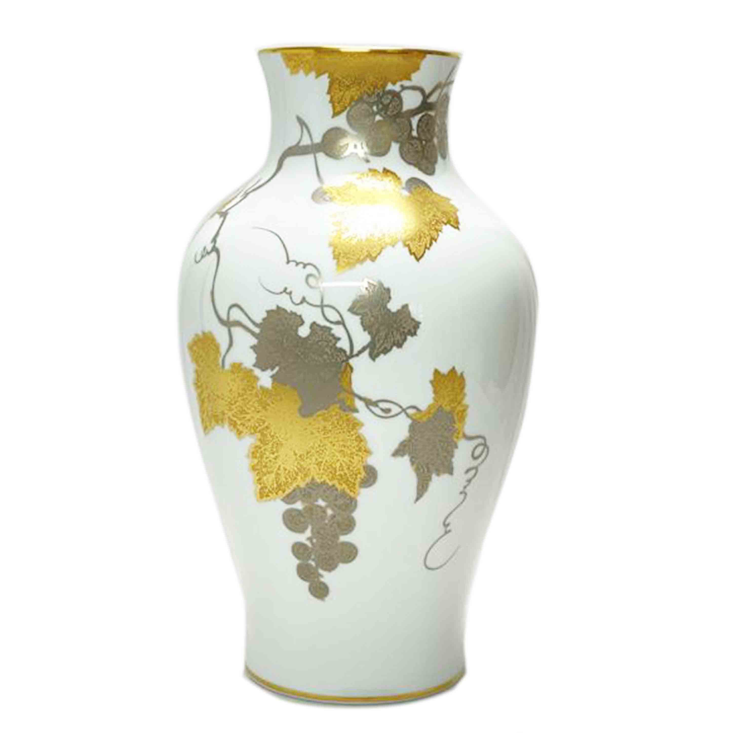 大倉陶園/金蝕ぶどう 花瓶/ABランク/52【中古】｜ワンダーレックス 店