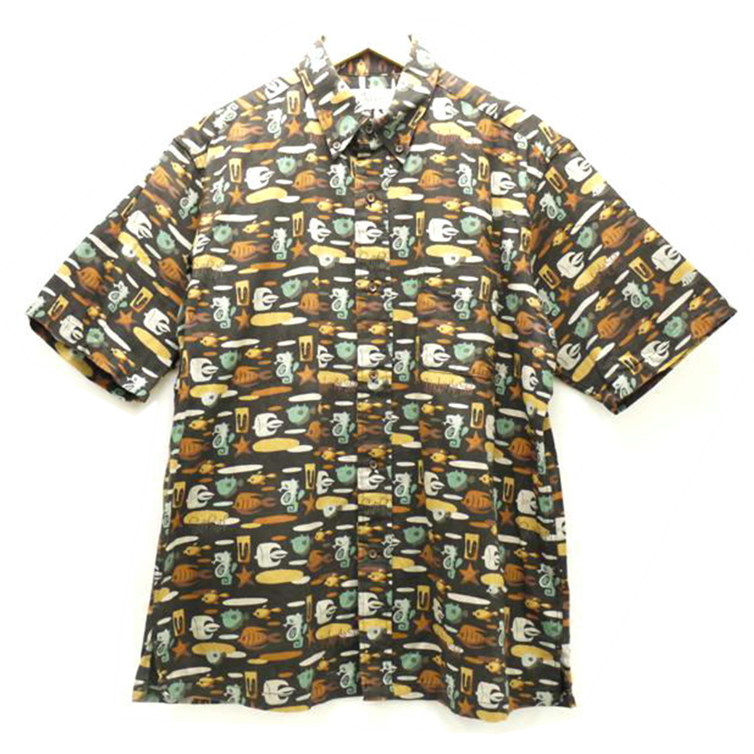 SUNSURF サンサーフ/ボタンダウンシャツ/マスクドマーベル/SS36991/Aランク/69【中古】