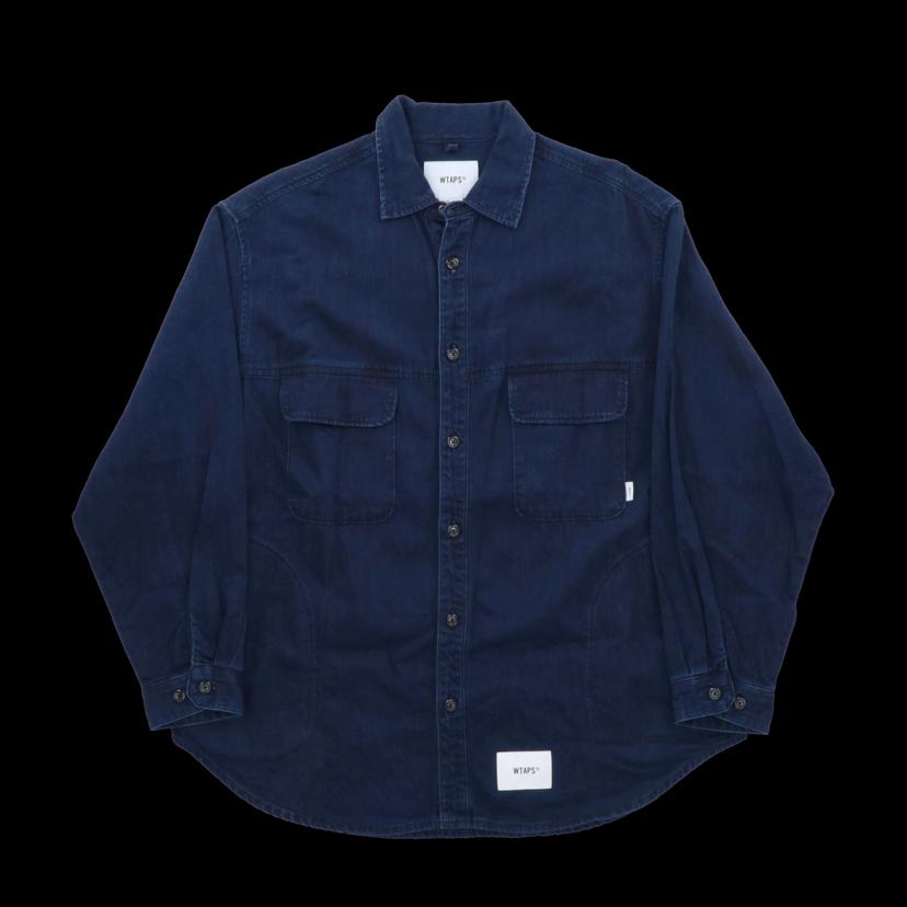 【Rare＆Vintage ARCHIVE】WTAPS ダブルタップス/WCPOデニムシャツ/濃紺/入手困難/レア/231WVDT-SHM01/ABランク/24【中古】