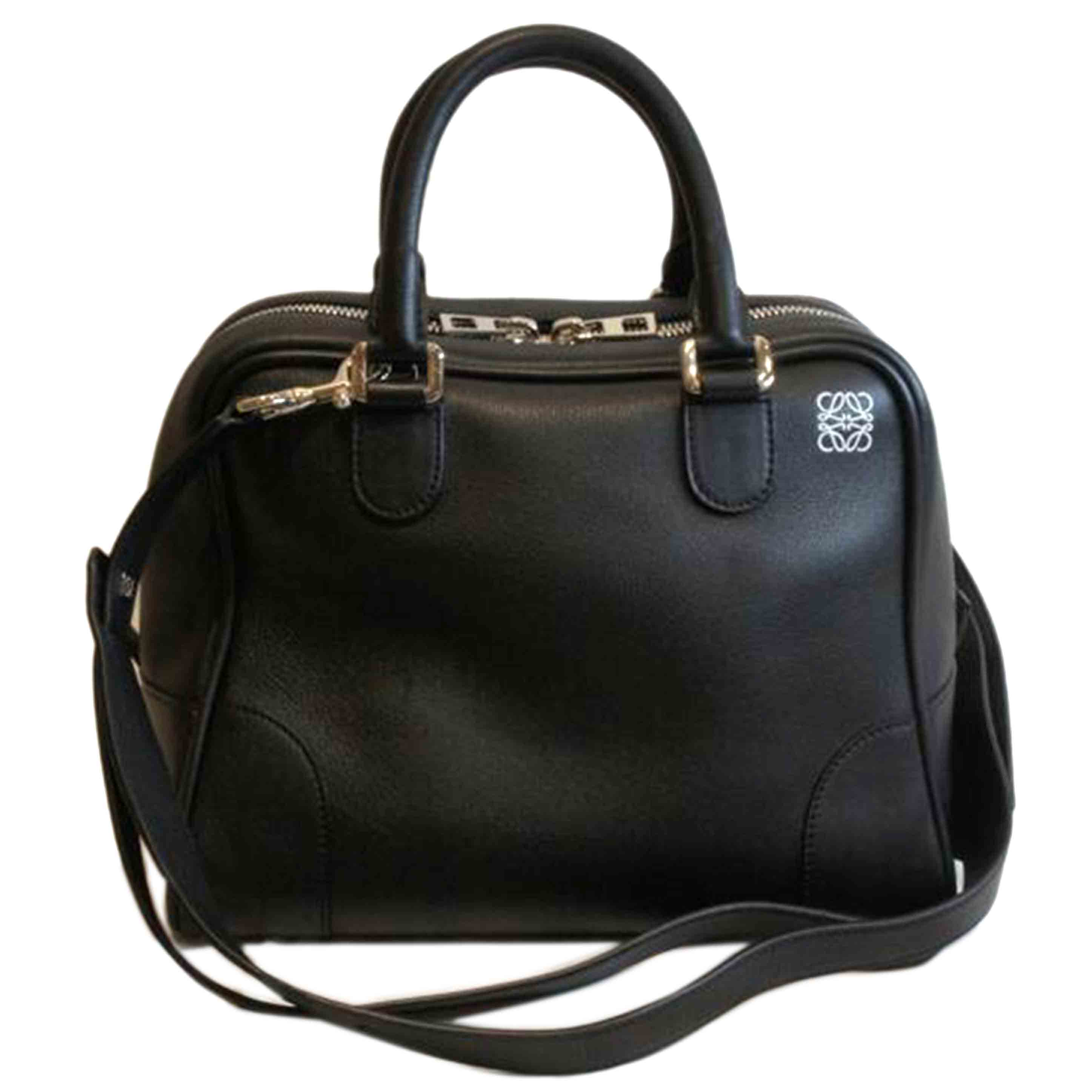 LOEWE ロエベ/アマソナ75/黒いこと/アナ瓦/2WAY/A位置づける/92【中古】