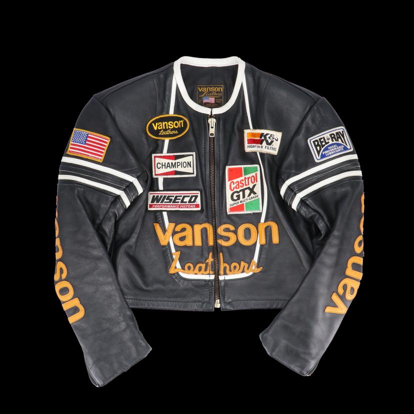【Rare＆Vintage ARCHIVE】VANSON バンソン/スピード競技野球クラブ上衣/シングル制限事項/USA製/滅多に無い/AB価値づける/24【中古】