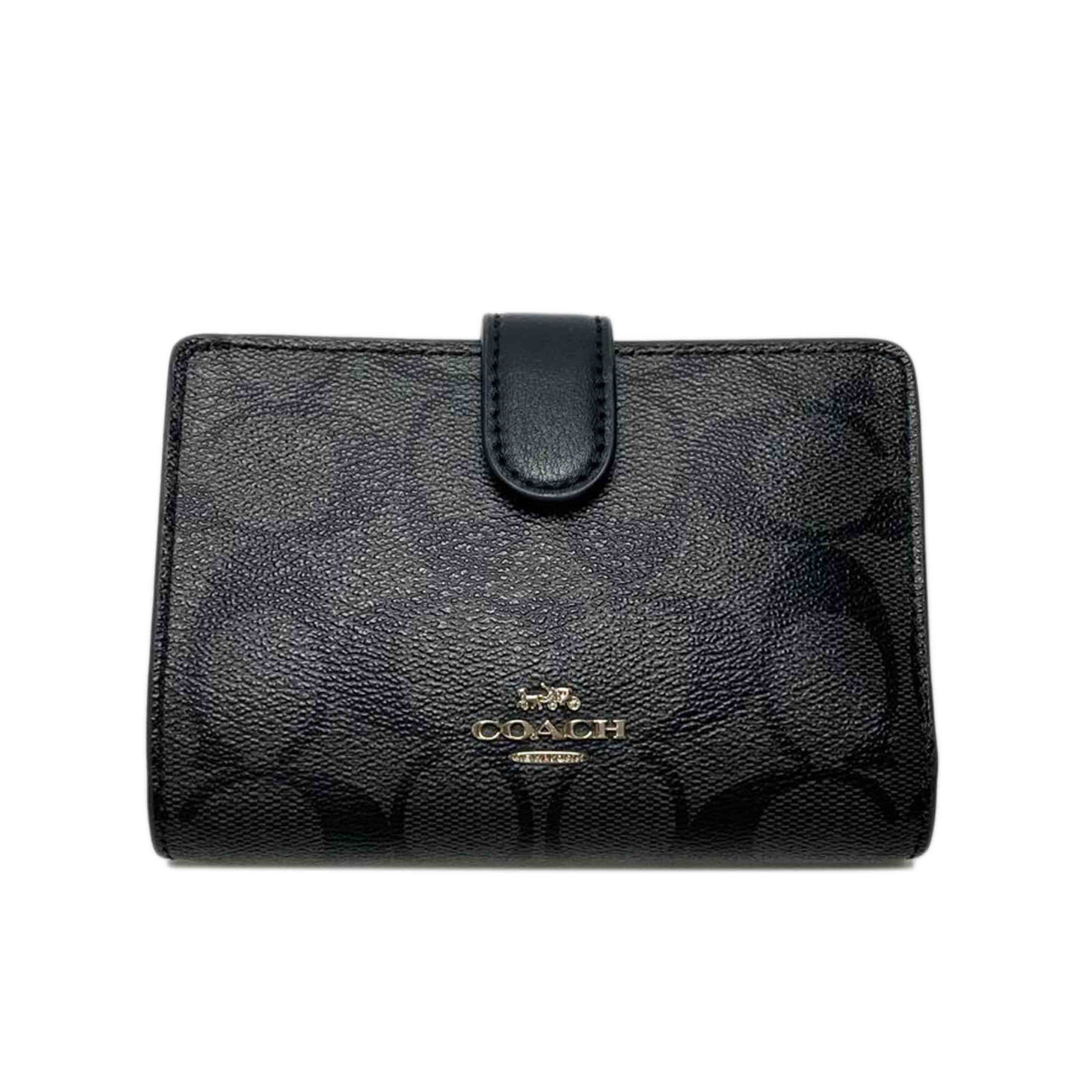 COACH コーチ/シグネチャー 二つ折り財布/F23553/Bランク/52【中古】