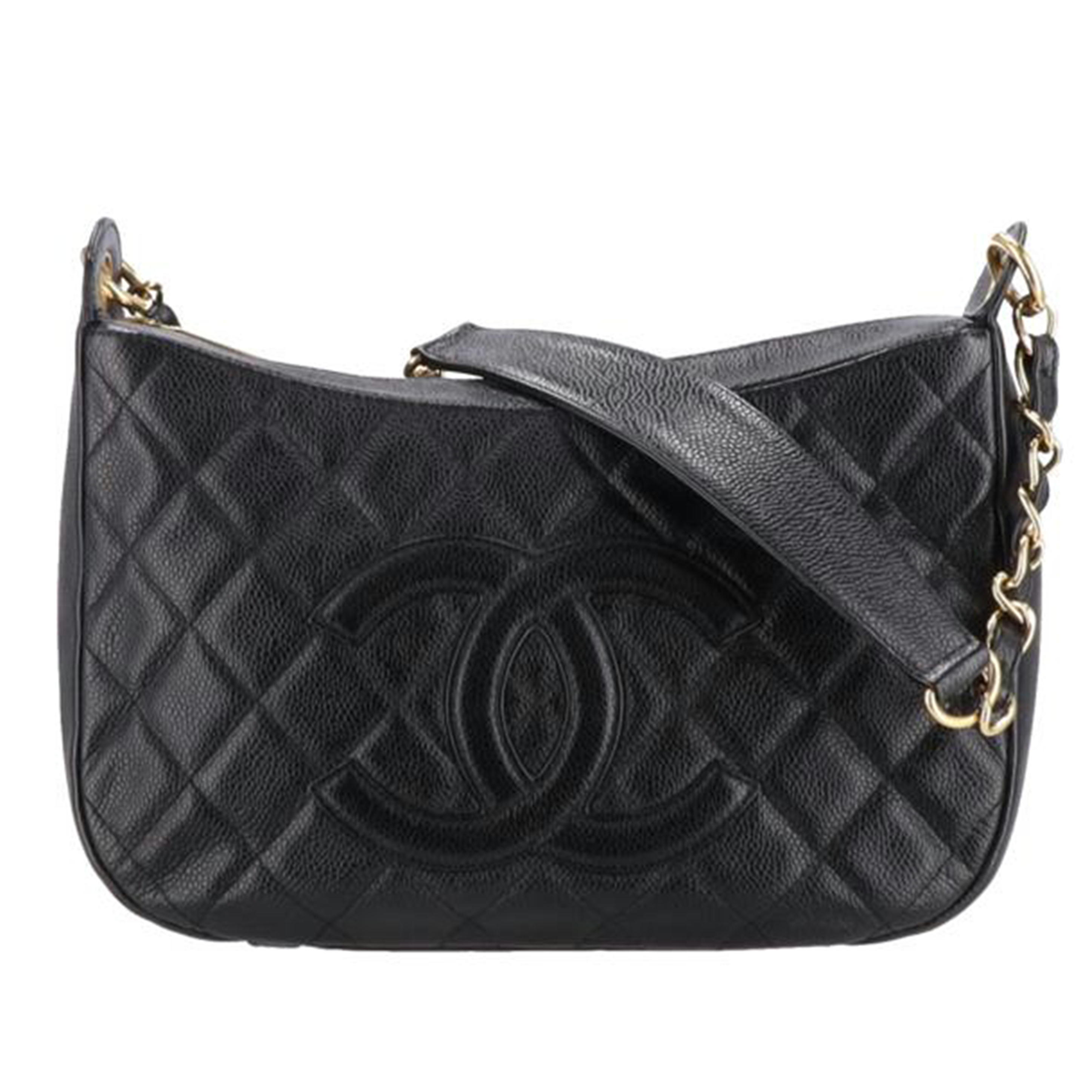 CHANEL シャネル/マトラッセチェーンワンショルダー/キャビアスキン/998****/Aランク/94【中古】