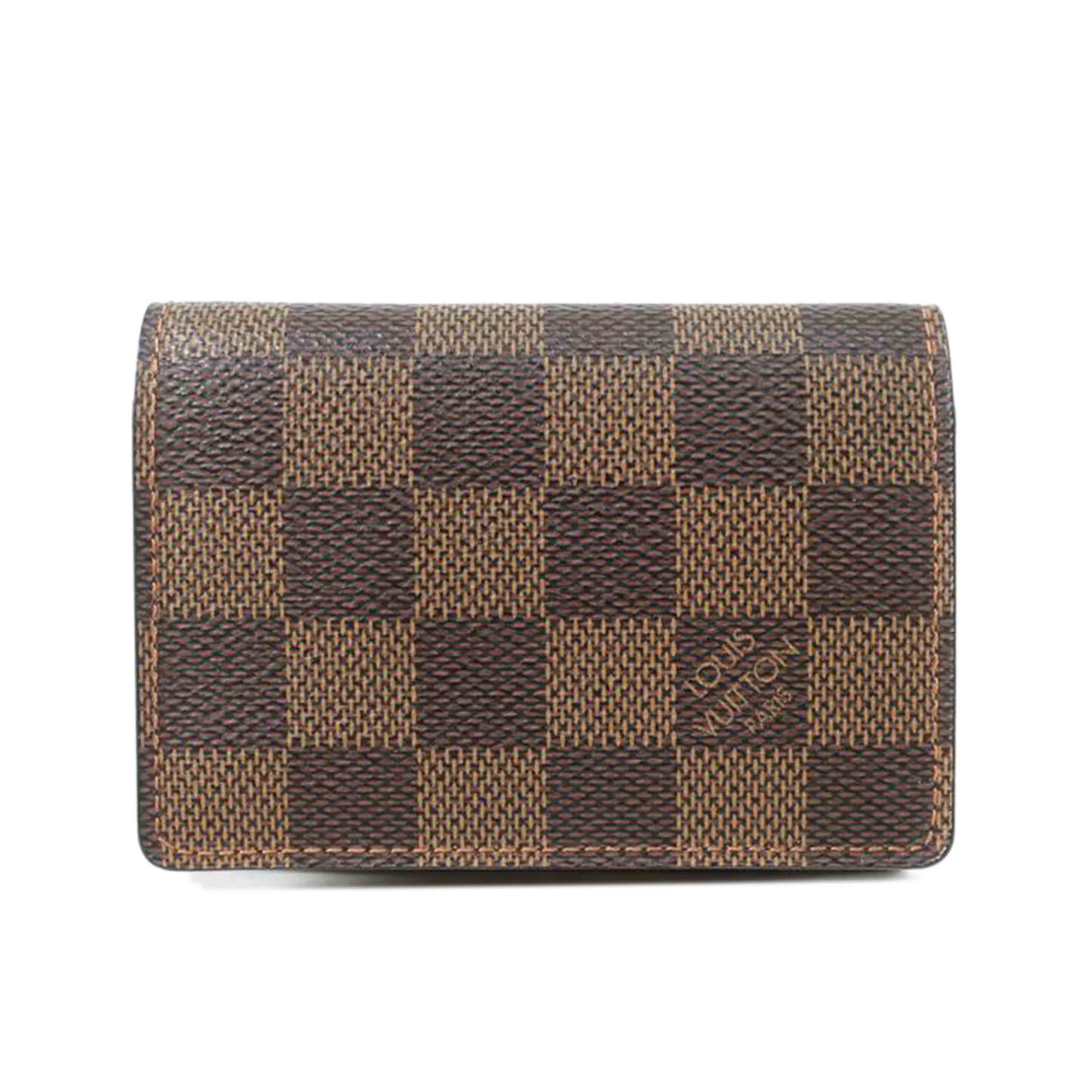 LOUIS VUITTON ルイ･ヴィトン/アンヴェロップ･カルト ドゥ ヴィジット/ダミエ 名刺入れ カードケース/N62920/CA0***/Aランク/65【中古】