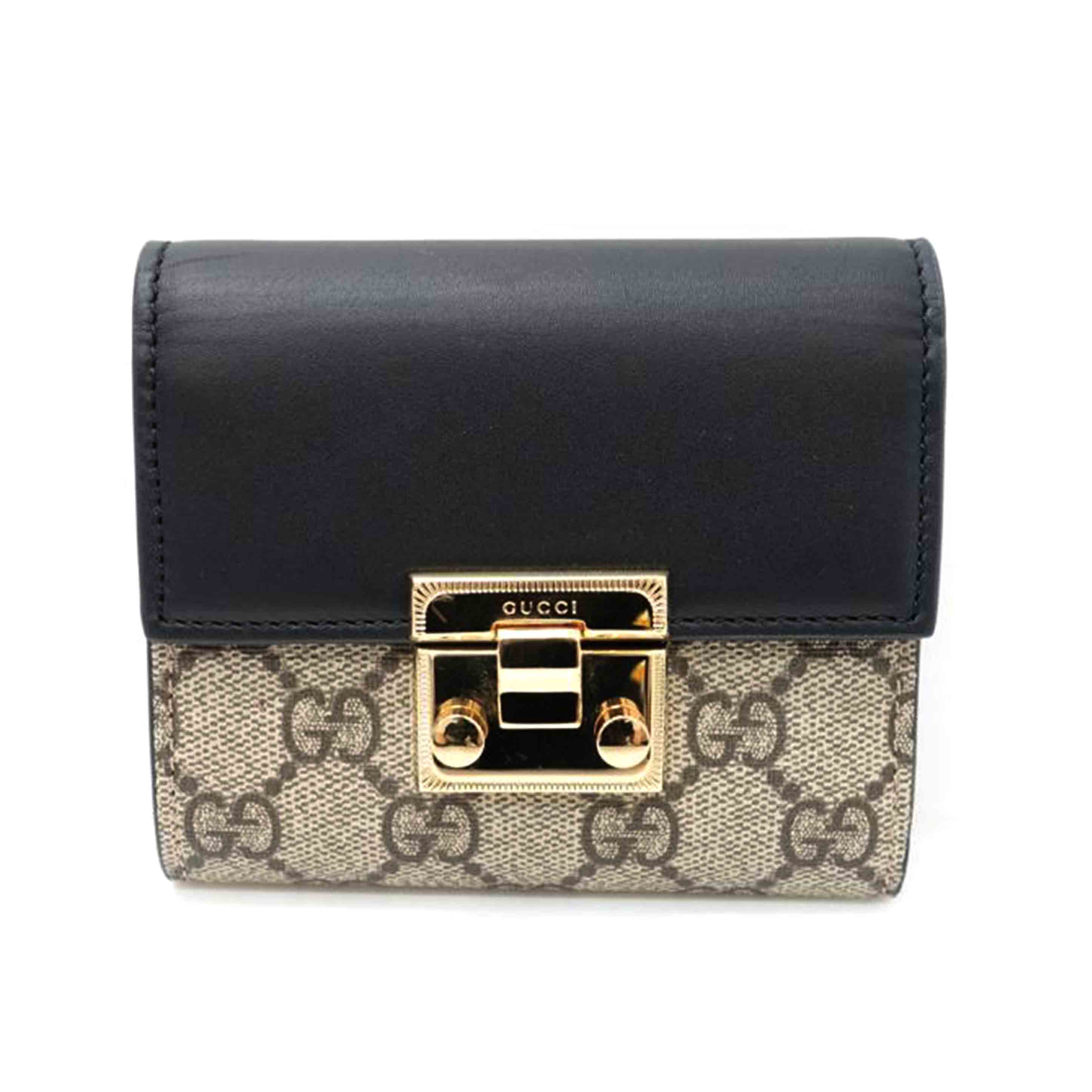 GUCCI グッチ/GGスプリーム三つ折り紙入れ/453155/041*/AB位置づける/88【中古】