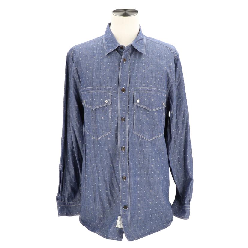 LOUIS VUITTON ルイ･ヴィトン/デニムシャツ 総柄/Bランク/78【中古】
