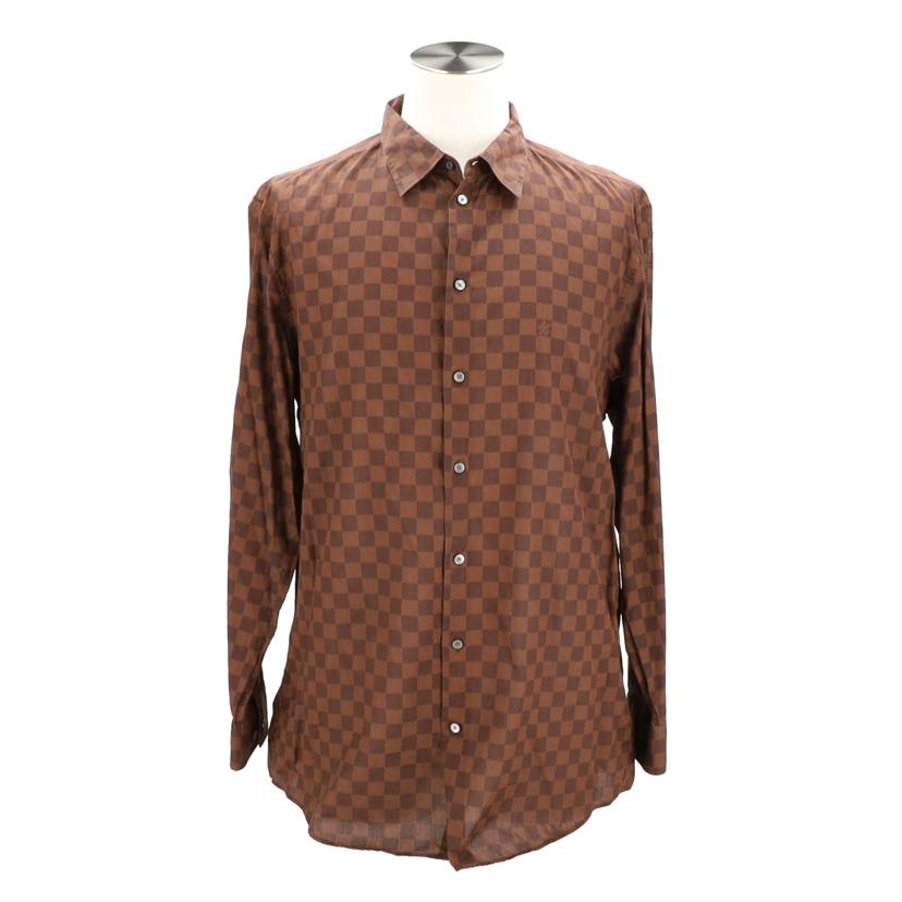 LOUIS VUITTON ルイ･ヴィトン/シャツ ダミエ BR/Bランク/78【中古】