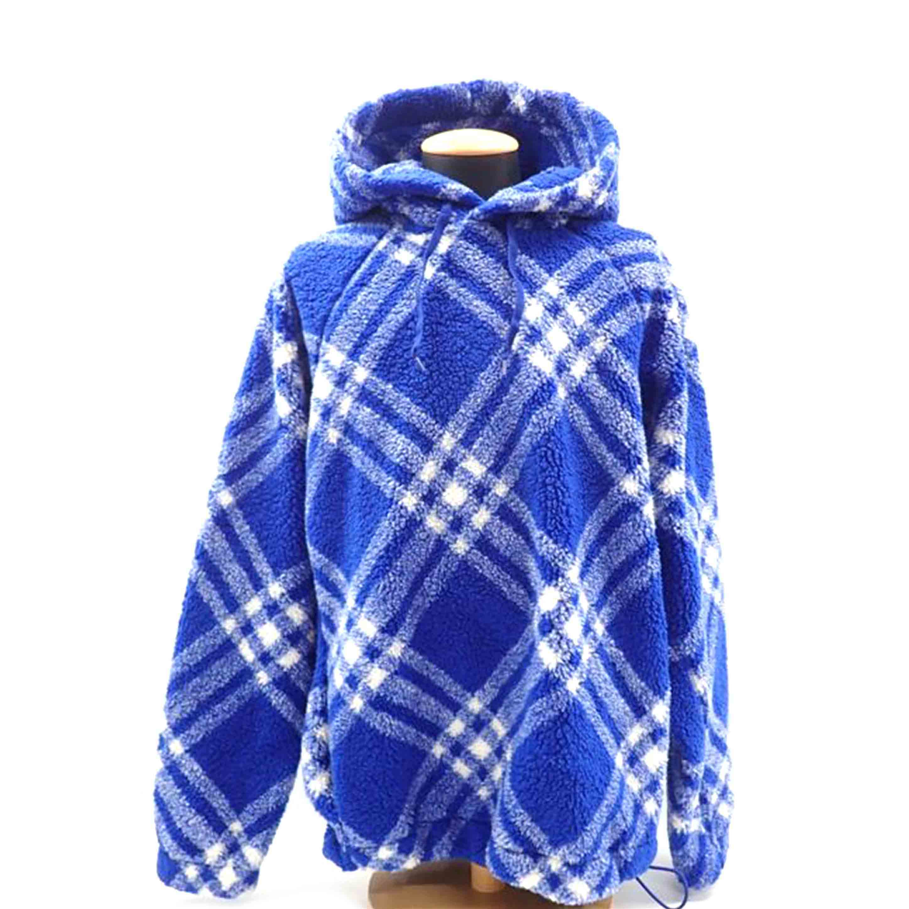 BURBERRY バーバリー/照合のしるし柄ボアフリースパーカープルオーバー/8077523/大いさ:M/AB位置付ける/62【中古】 パーカー-メンズファッション-トップス