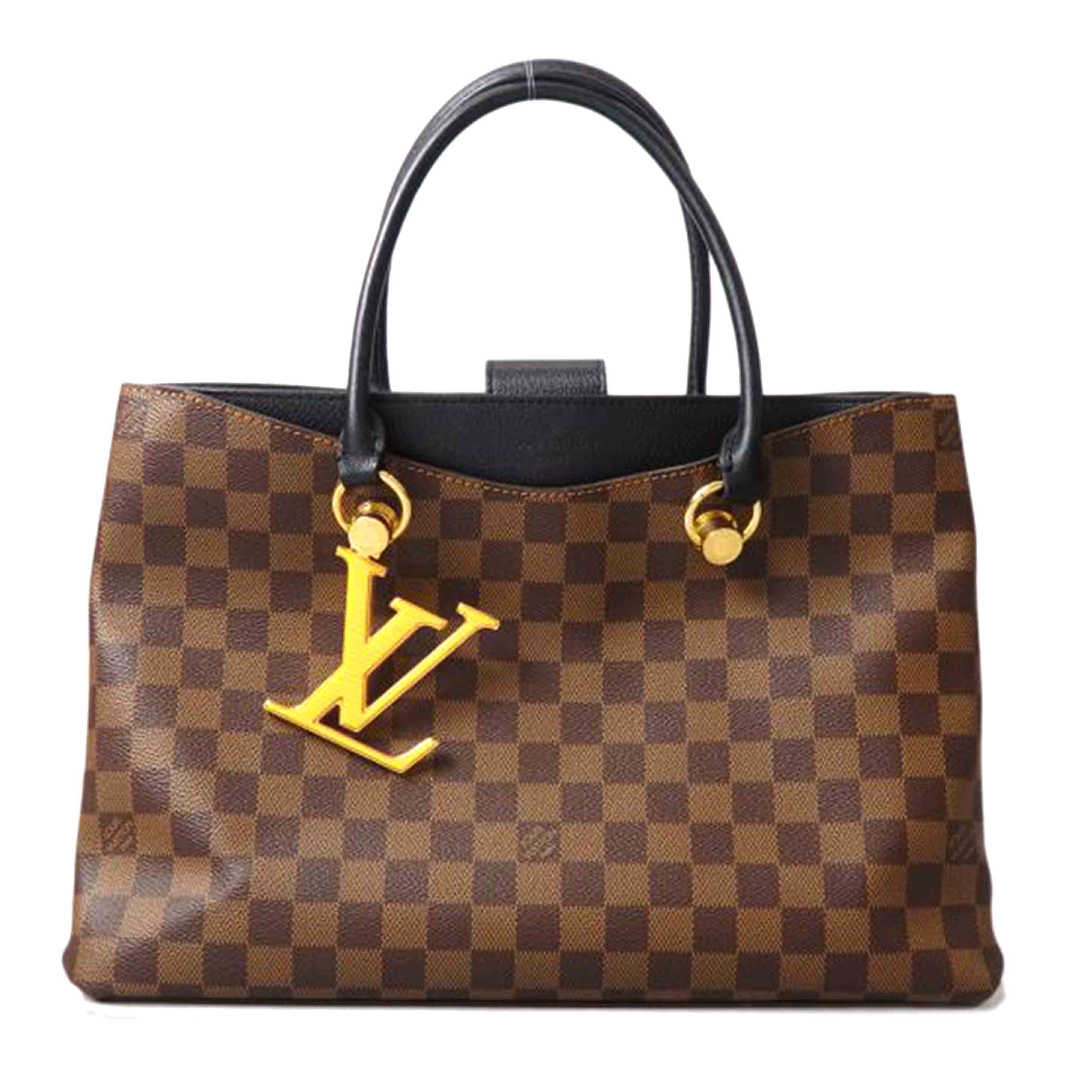 LOUIS VUITTON ルイ･ヴィトン/LVリバー傍え/ダミエ･エベヌ/ノワール/N40050/DU0***/AB序列付ける/76【中古】