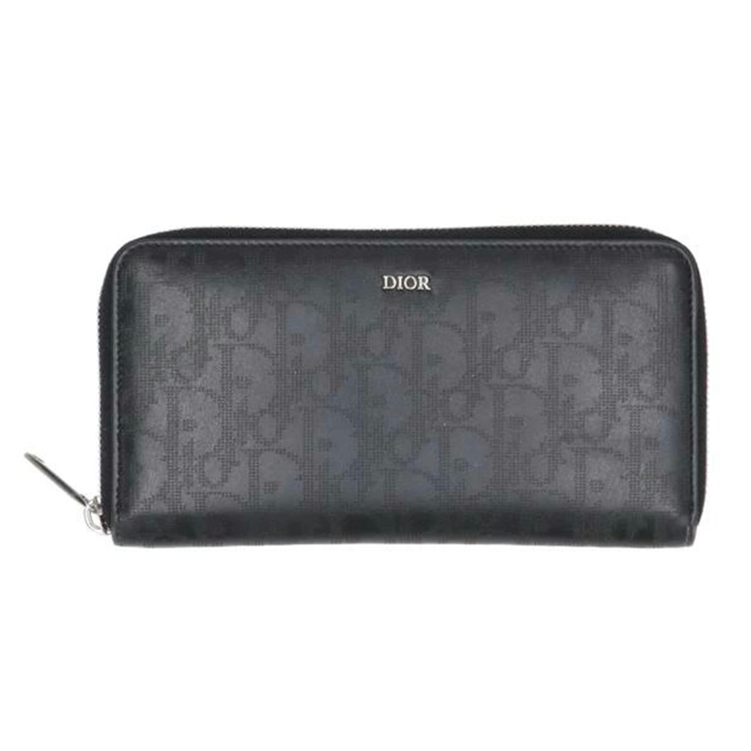 Dior クリスチャンディオール/オブリークギャラクシーラウンドジップ/2ESBC252VPD/10-*******/AB序列付ける/91【中古】