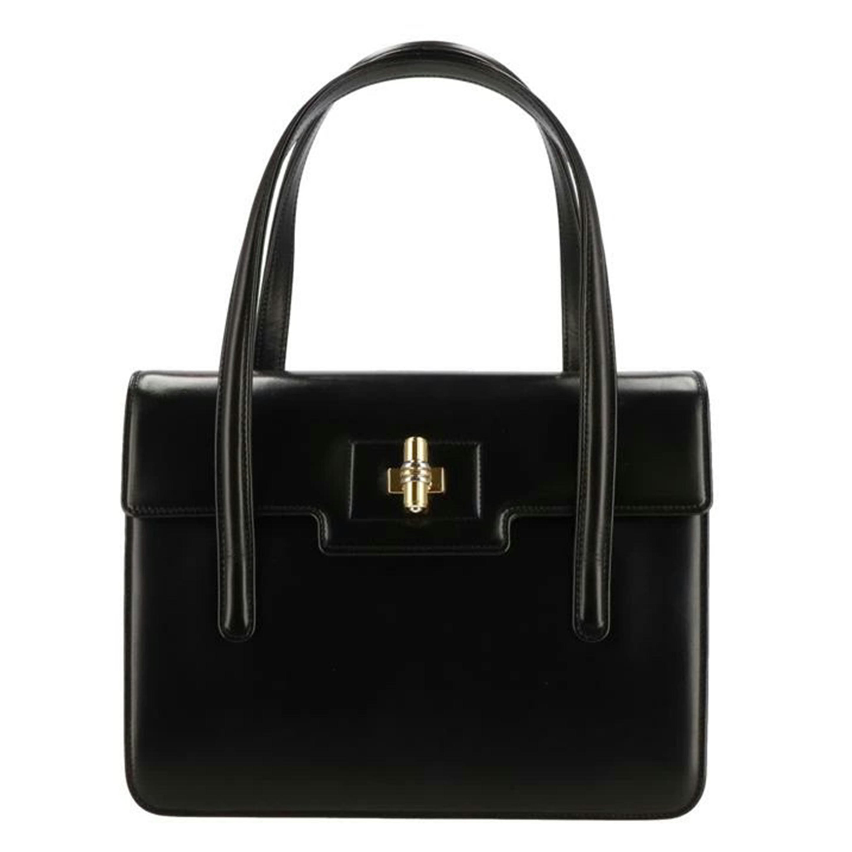 GUCCI グッチ/ヴィンテージターンロックレザーバッグ/000･110･0080/AB価値づける/91【中古】