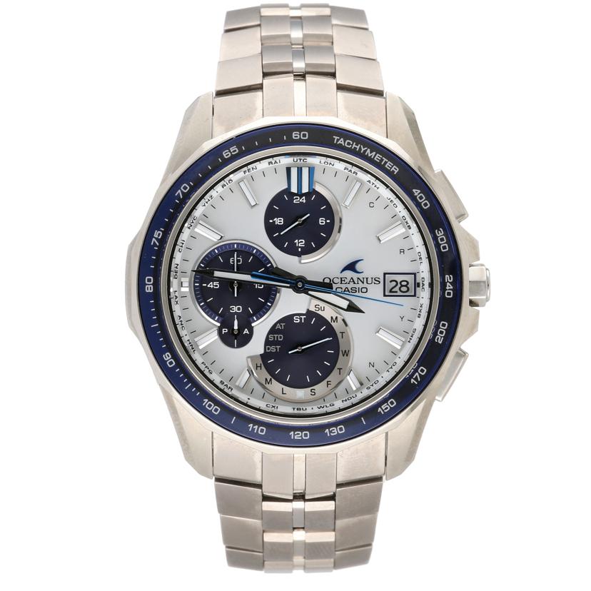 CASIO カシオ/オシアナス/マンタ/白文字記号盤/OCW-S7000/251********/A序列付ける/06【中古】