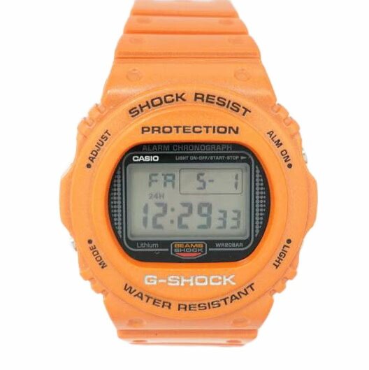 CASIO カシオ/G－SHOCK/ビームス別注20th模範例/石英/DW-5700BE-4JR/AB序列付ける/88【中古】