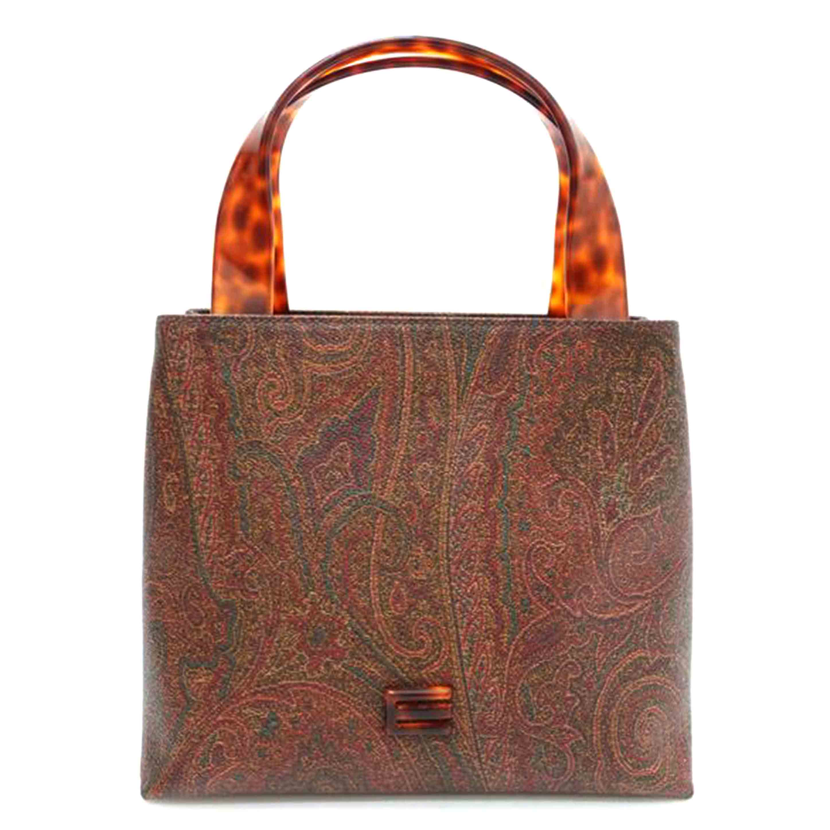 ETRO エトロ/ペーズリー柄ミニトートバッグ/110****/AB序列付ける/88【中古】