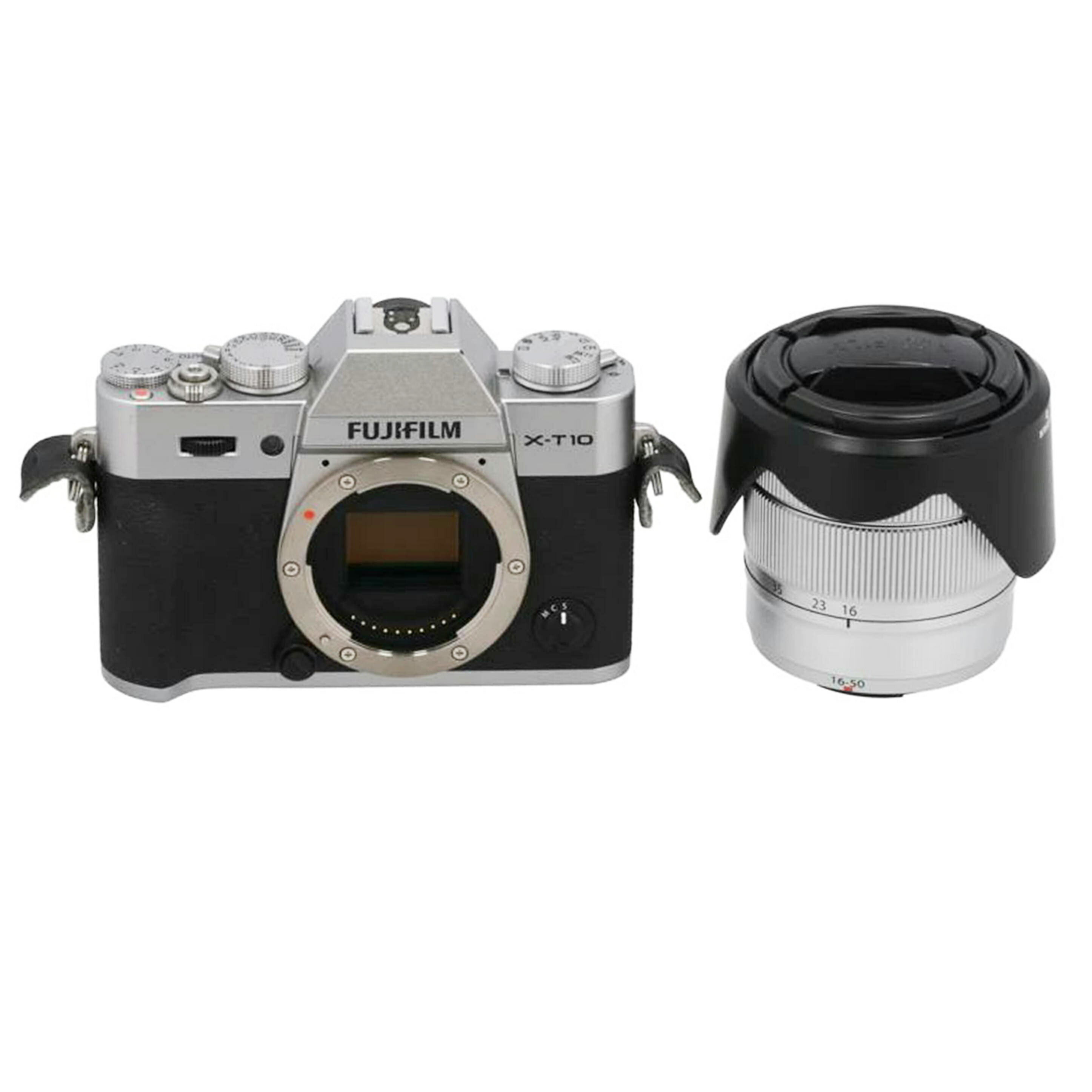 FUJIFILM フジ写真フィルム/デジタル一眼二眼レフ/X-T10水晶体付/56030724/B位置づける/40【中古】