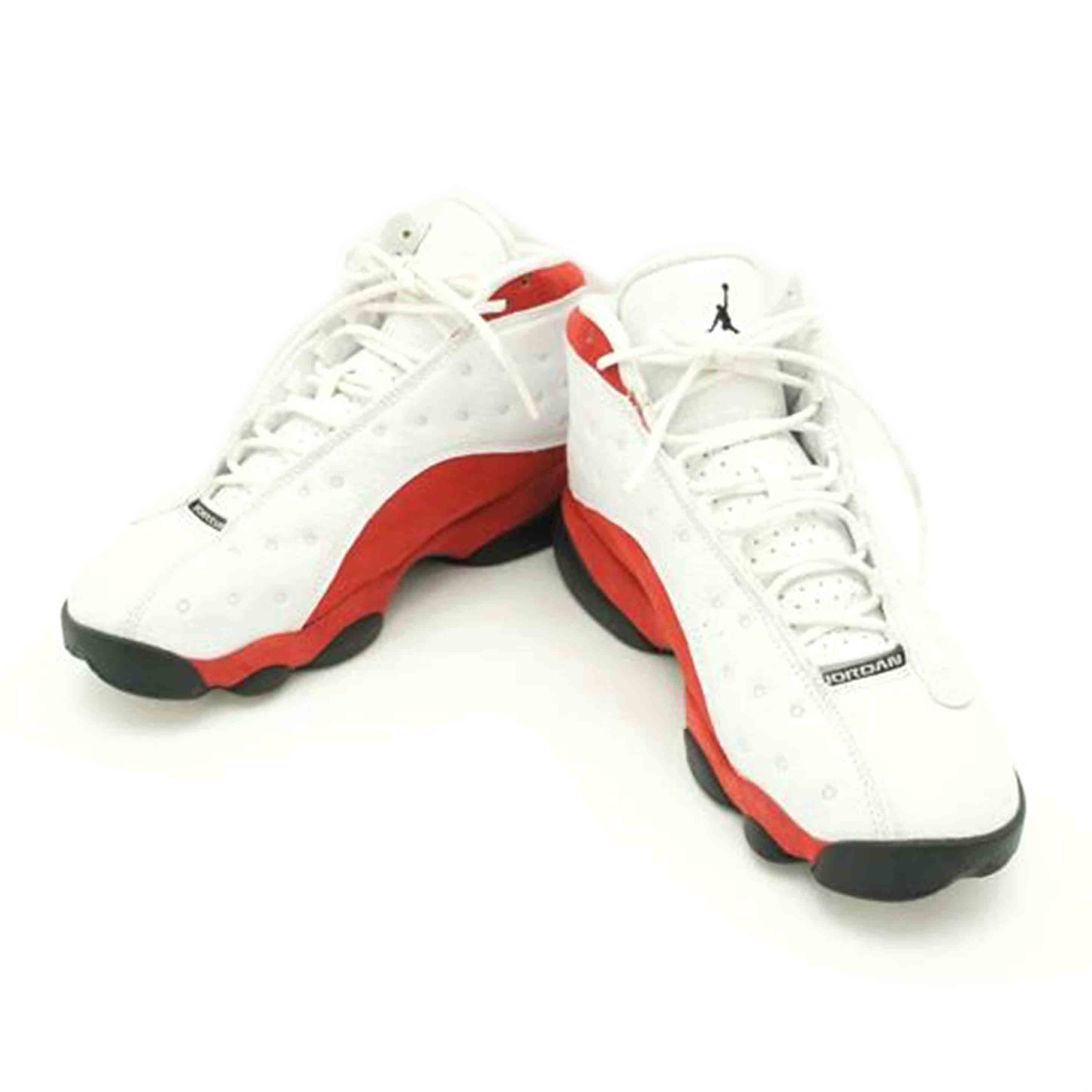 NIKE ナイキ/AIR JORDAN 13 RETRO 赤×白/414571 122/AB位置づける/42【中古】