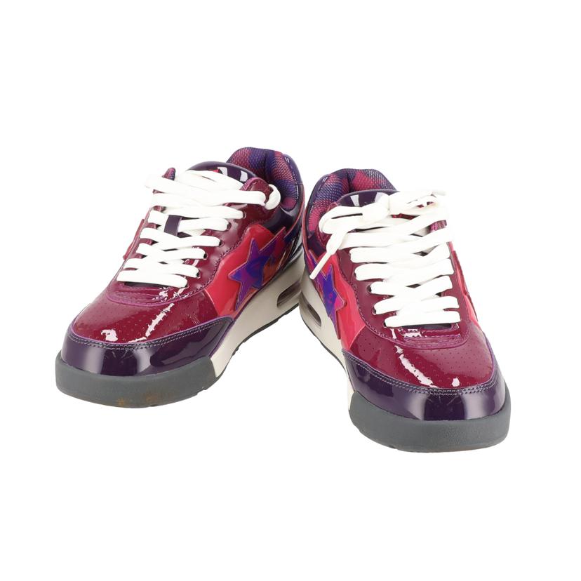 A BATHING APE エイプ/ローカットスニーカー 紫/1I80191003/AB価値づける/42【中古】