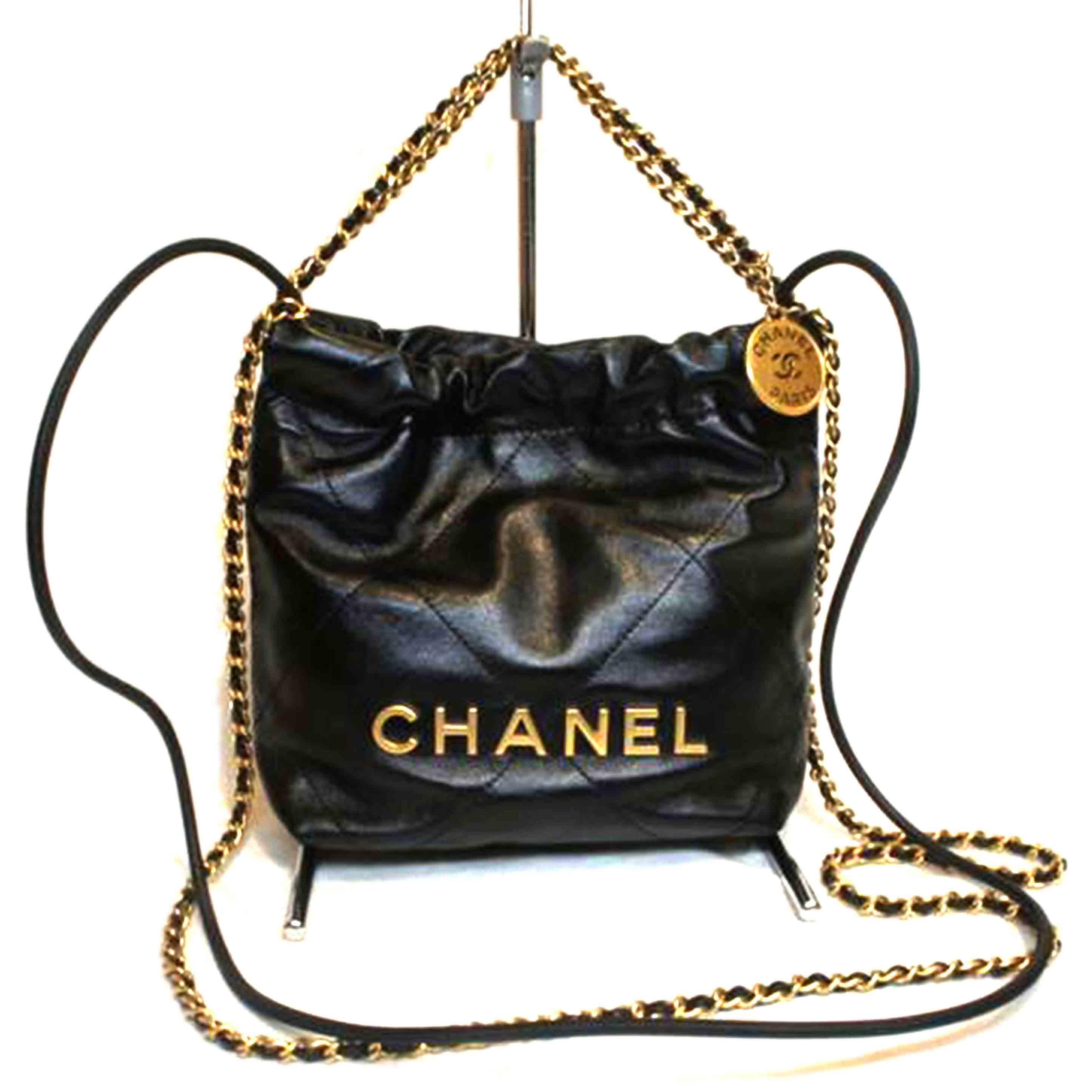 CHANEL シャネル/22シャイニーカーフミニマトラッセホーボーバッグ/AS3980/B19***/SAランク/92【中古】|ワンダーレックス 店