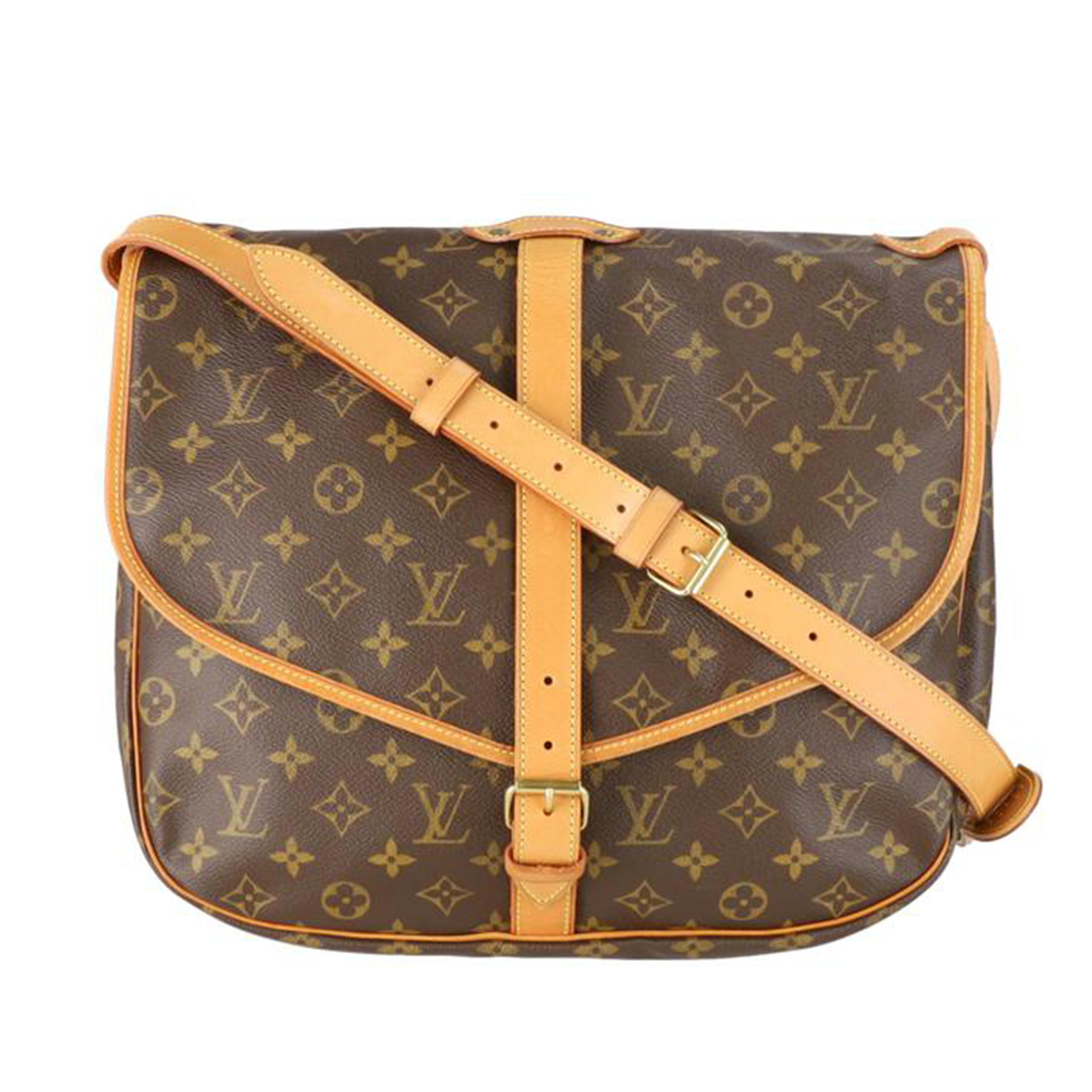 LOUIS VUITTON ルイ･ヴィトン/ソミュール35/モノグラム/M42254/MB0***/AB序列付ける/75【中古】
