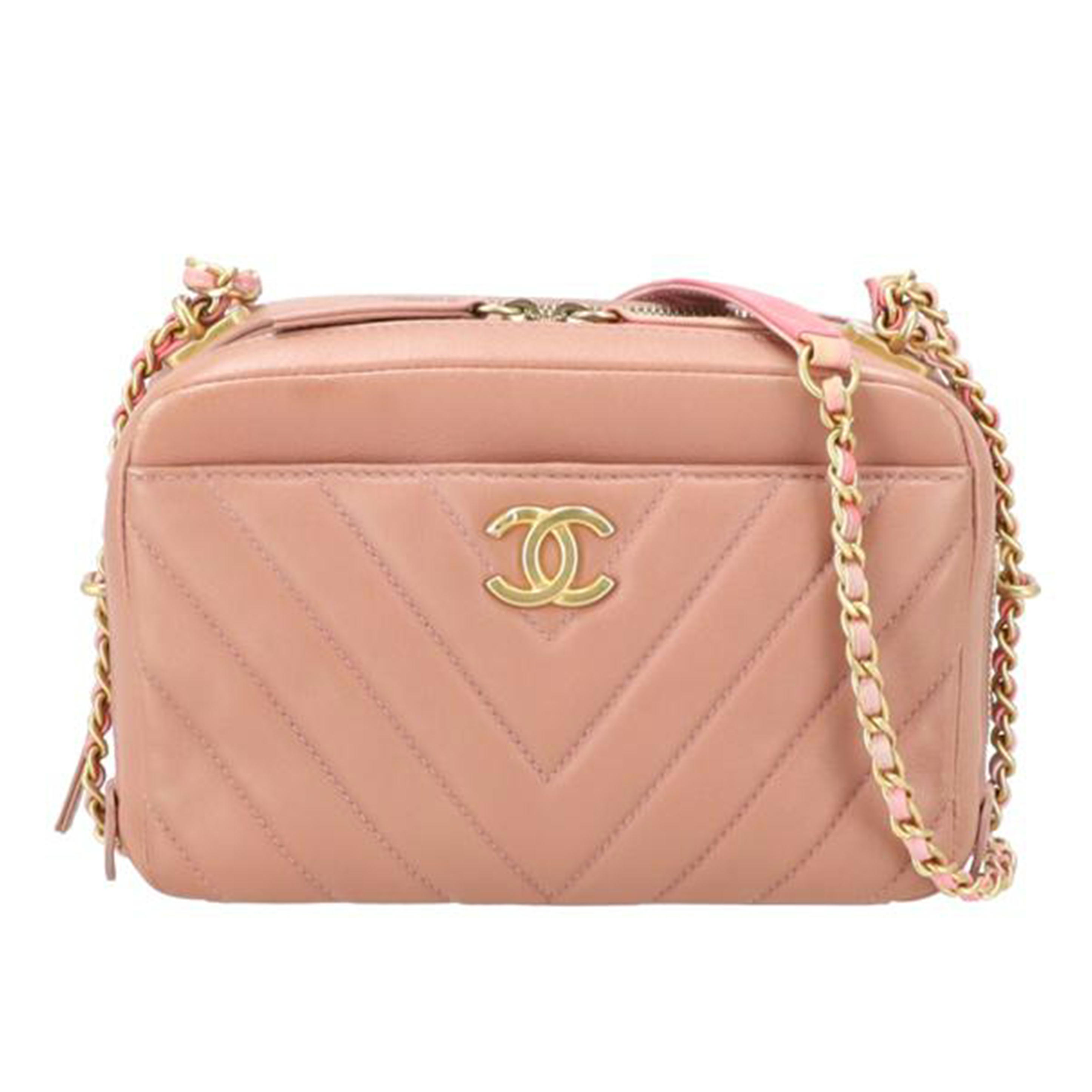 CHANEL シャネル/ミニチェーンショルダーGOLD金具/253*****/B価値づける/75【中古】