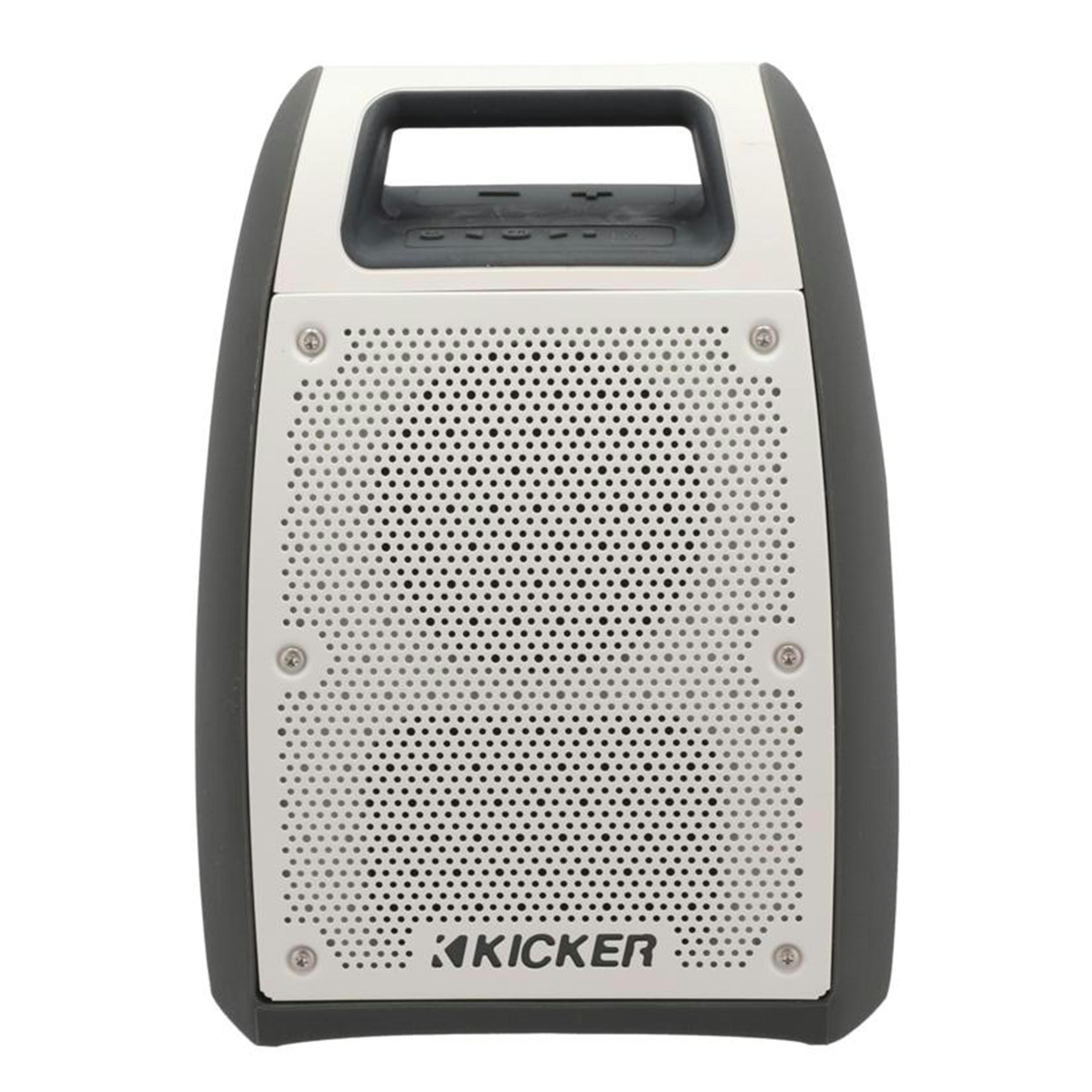 Kicker キッカー/ワイヤレスアウトドアスピーカー/43BF400GY/31004028005811/B序列付ける/05【中古】