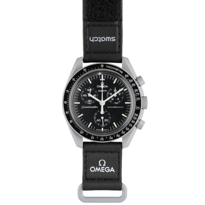 OMEGA×swatch ゼロ×スウォッチ/ムーンスウォッチ/MISSION TO THE MOON/石英/SO33M100/SA序列付ける/24【中古】