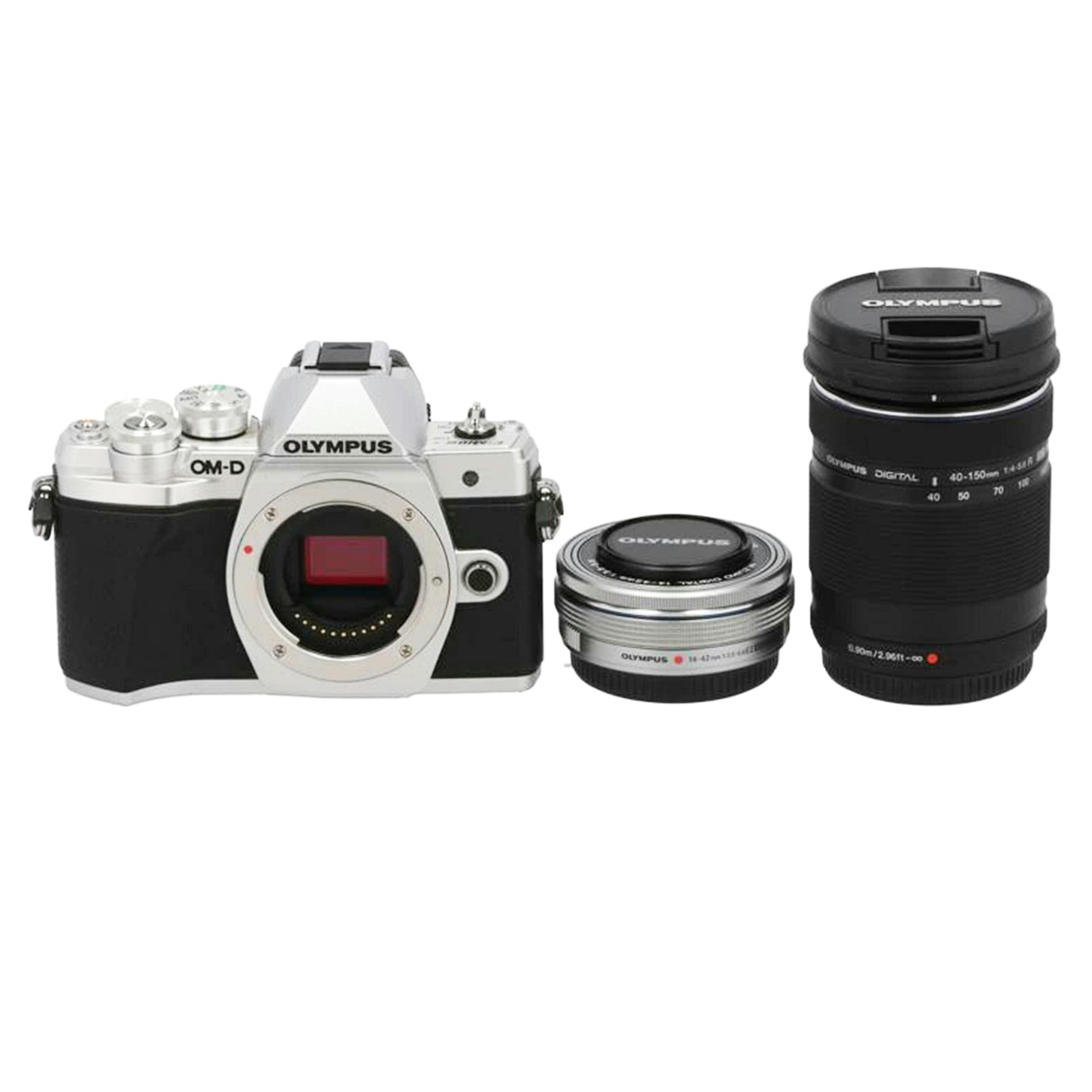 OLYMPUS オリンパス/銀鏡受け答え一眼/OM-D E-M10 Mark III EZ ダブルズームキット/BHXC06059/B序列付ける/24【中古】