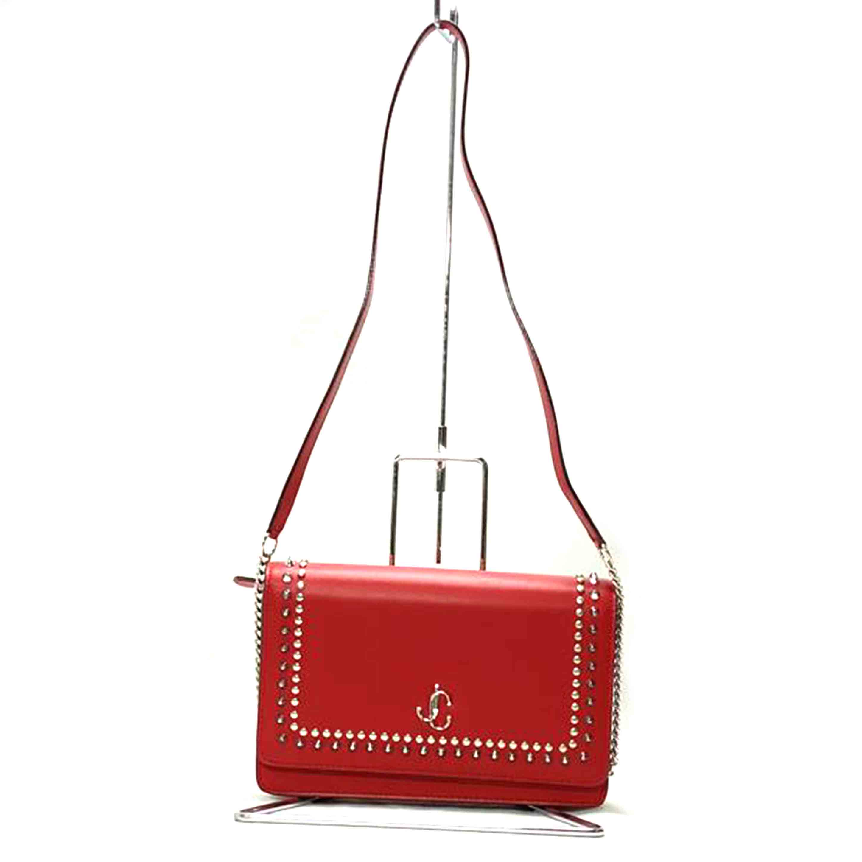 JIMMY CHOO ジミーチュウ/ヴァレンヌスタッズ チェーンウォレット/061621/AB位置づける/52【中古】