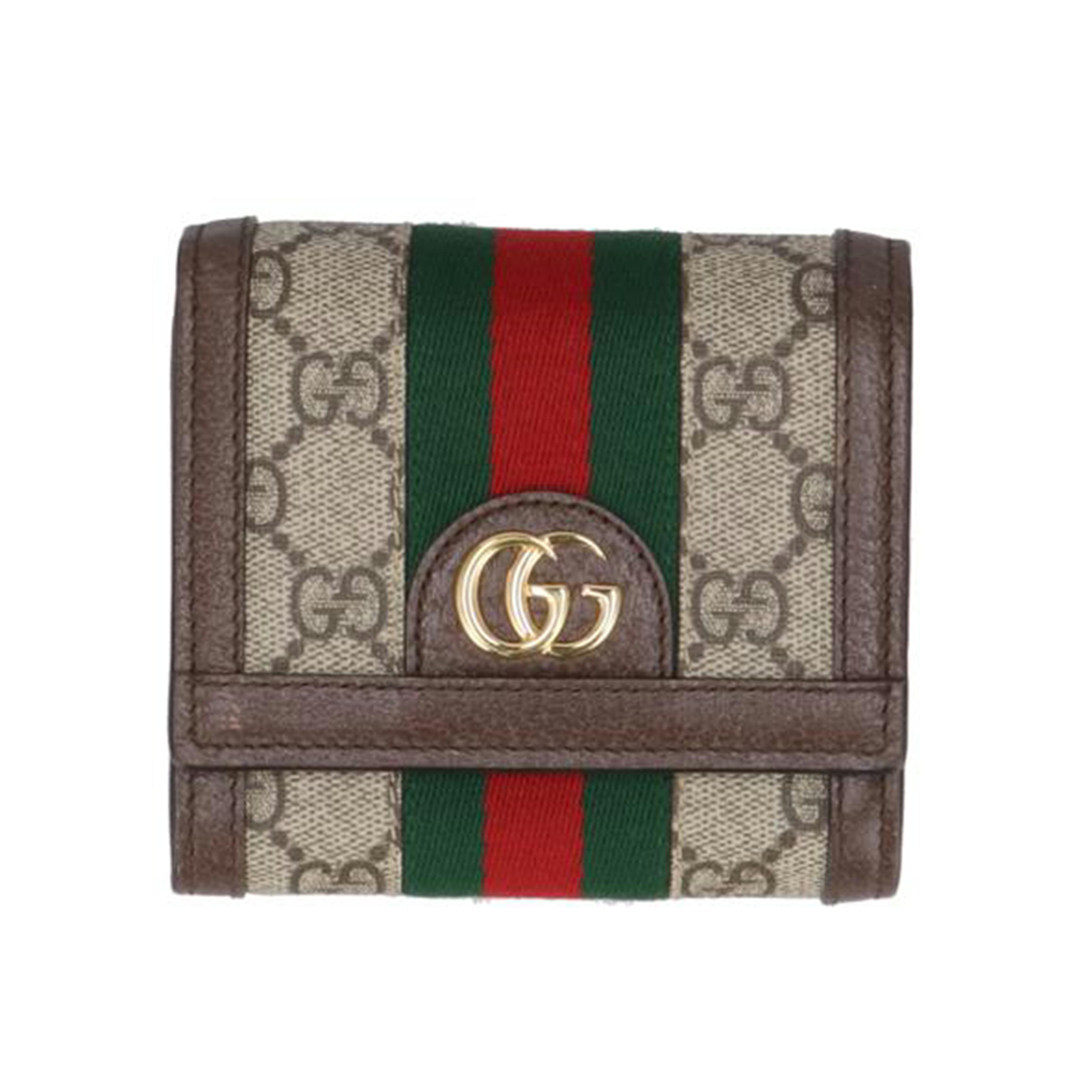 GUCCI グッチ/オフィデイアGGスプリームウォレット/598662/534***/AB位置づける/75【中古】