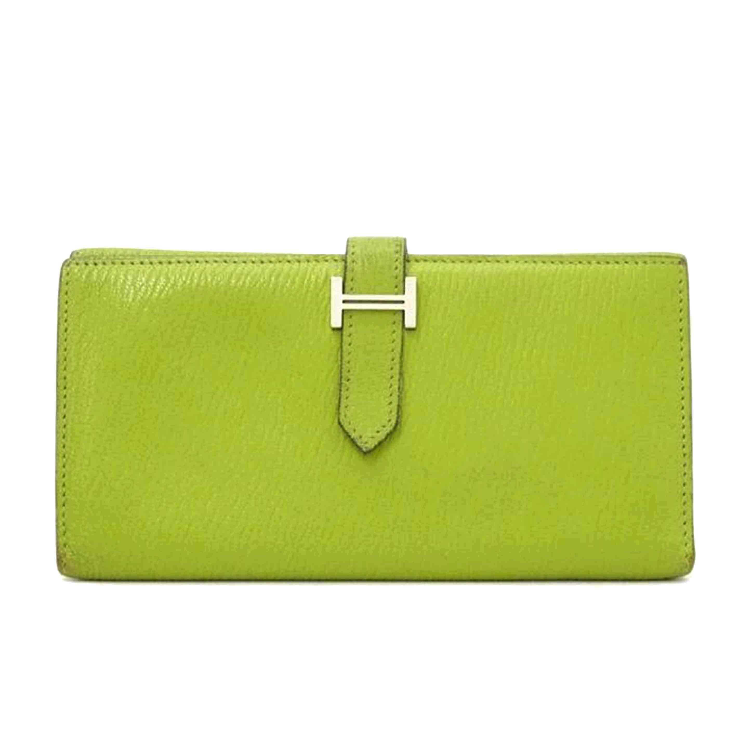 HERMES エルメス/ベアンデュプリ/緑であること/□I(*****/B位置づける/69【中古】