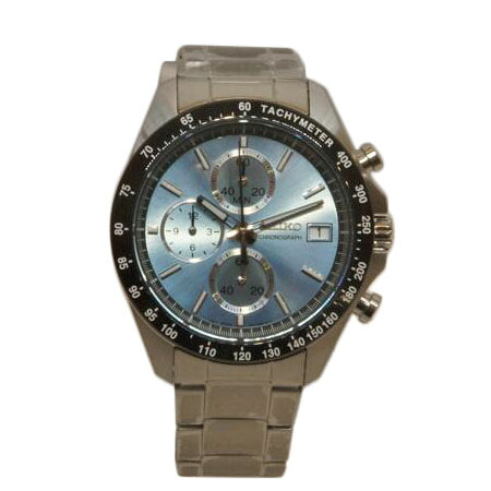 SEIKO セイコー/セイコーセレクションスピリットクロノグラフ/内燃機関青色文字記号盤QZ/SBTR029/8T67-00D0/271***/SA位置づける/92【中古】