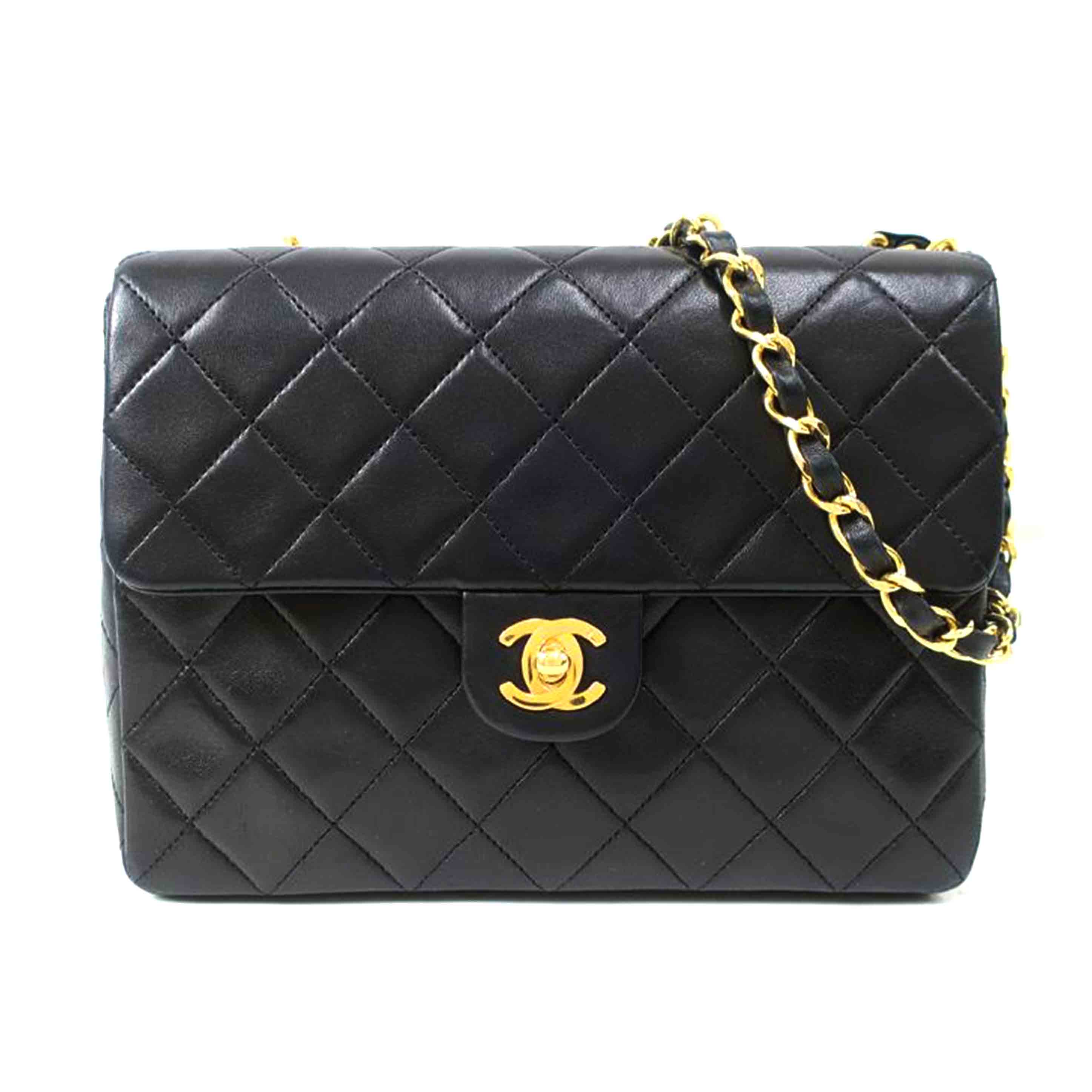 CHANEL シャネル/ミニマトラッセ20 チェーン店ショルダーバッグ 黒いこと/A 2300 7100/164****/B位置づける/65【中古】