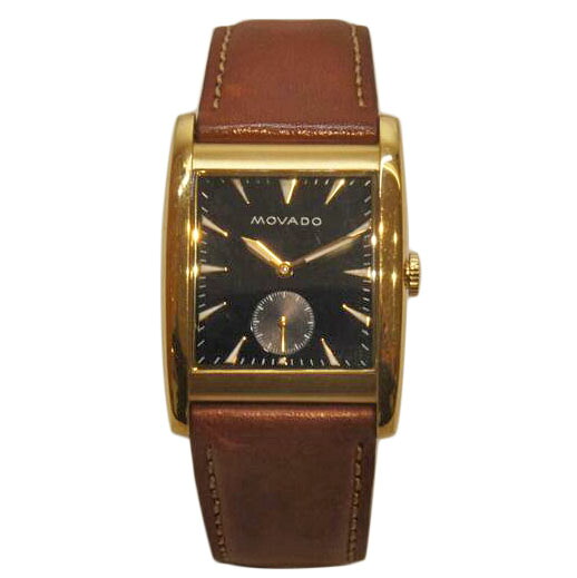 MOVADO モバード/ヘリテージシリーズスモセコスクエアケースレザーベルトQZ/03.1.34.6334/152*****/ABランク/92【中古】｜ワンダーレックス 店