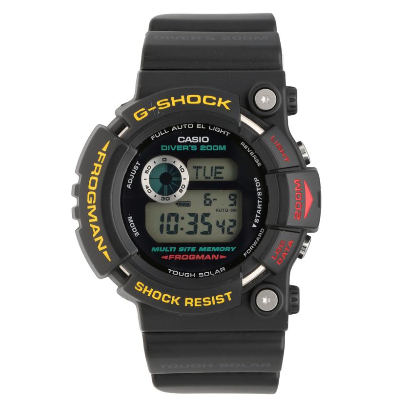 CASIO カシオ/G&minus;SHOCK/フロッグマン・ファイナルエディション/ソーラーのみ/GW-200Z-1JF/981***/ABランク/40【中古】｜ワンダーレックス 店