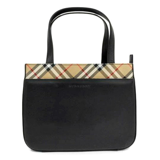 BURBERRY バーバリー/レザートートバック/ブラック/BCランク/82【中古】|ワンダーレックス 店